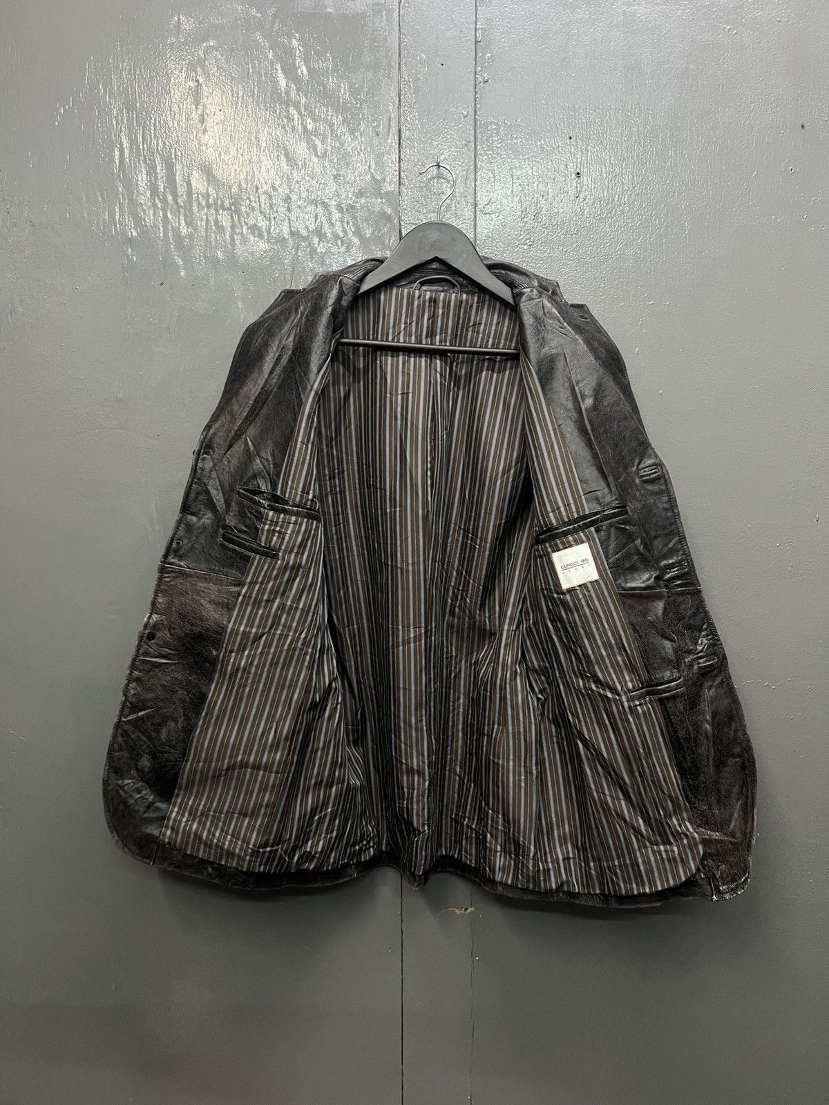 Cerruti 1881 Cerruti 1881 Jeans Leather Coat/Jacket Size US L / EU 52-54 / 3 - 6 Thumbnail