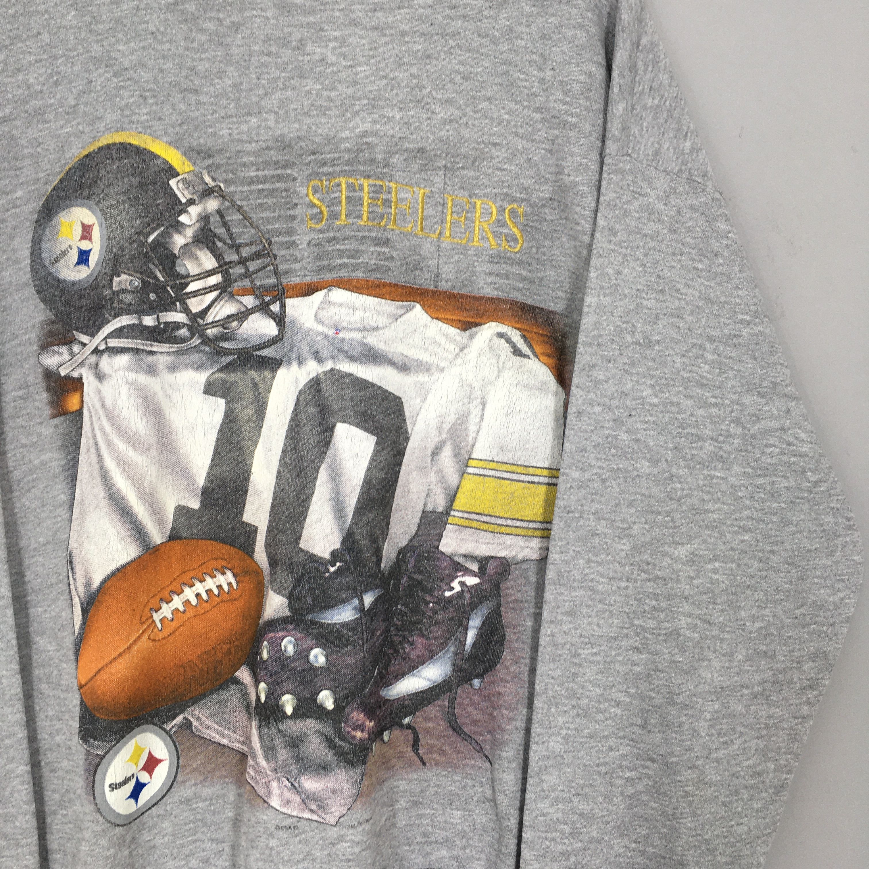 NFL × Vintage Vintage Pittsburgh Steelers NFL Sweatshirt XXLarge Size US XXL / EU 58 / 5 - 2 Thumbnail