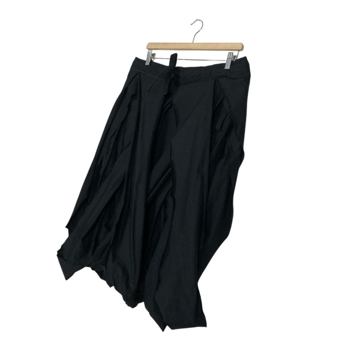 Yohji Yamamoto 🔥RICH BLACK GABARDINE DECO BONDAGE DESIGN YOHJI YAMAMOTO Size US 30 / EU 46 - 5 Thumbnail