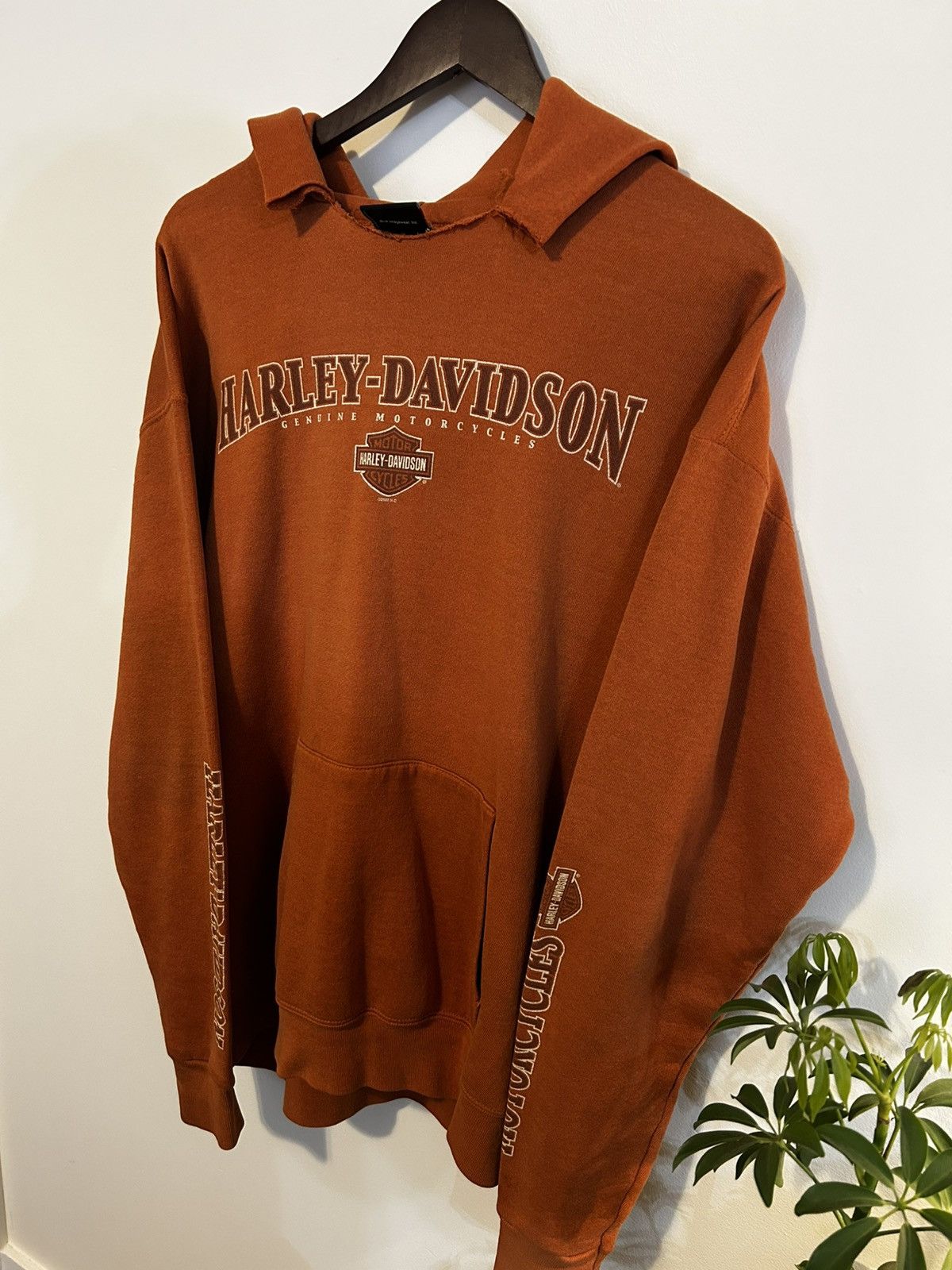 Harley Davidson Burnt sienna Harley Davidson hoodie Size US XL / EU 56 / 4 - 2 Thumbnail