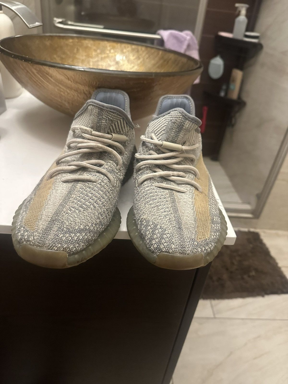 Yeezy Grey tan greenish yeezy 350 boost Size US 10.5 / EU 43-44 - 2 Thumbnail