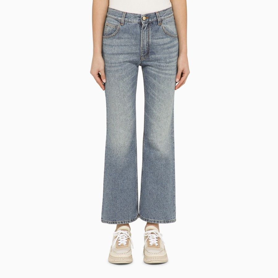 Chloe o1d2blof0824 Denim Jeans in Washed Blue Size 28" / US 6 / IT 42 - 1 Thumbnail