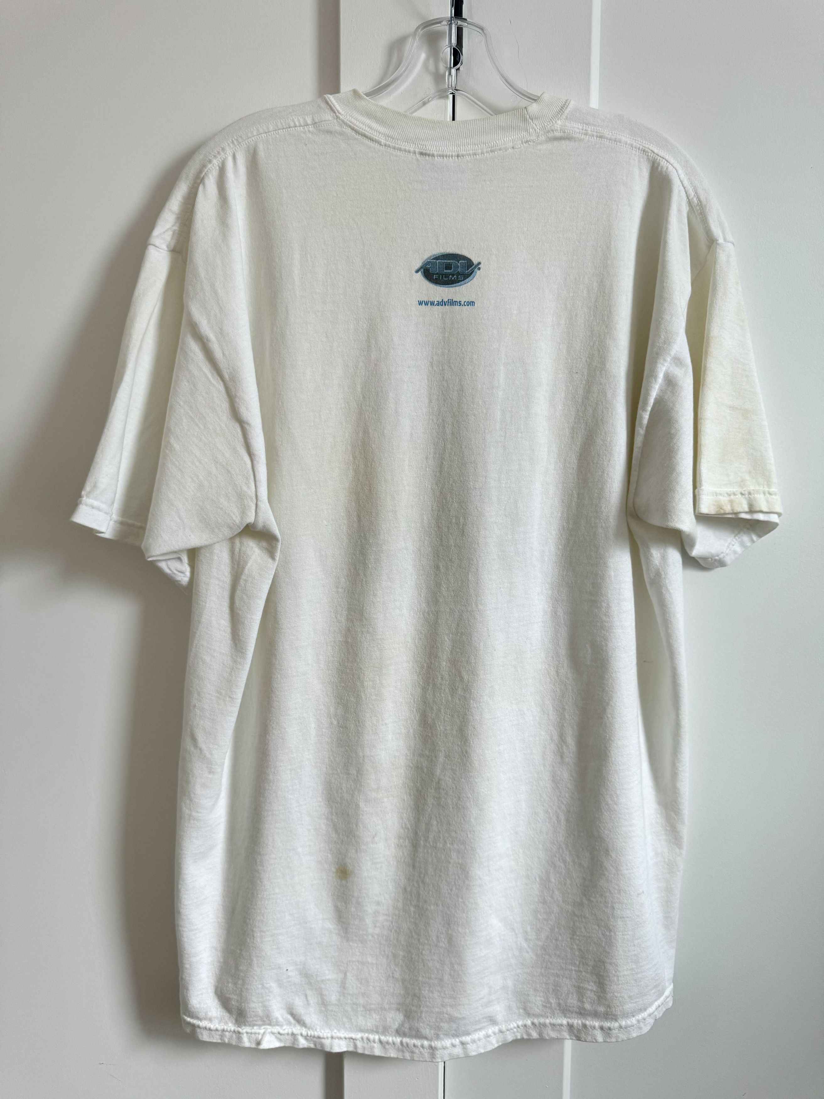 Jerzees Vintage Full Metal Panic! "Anime" Promo White T-shirt 2002 Size US XL / EU 56 / 4 - 4 Thumbnail