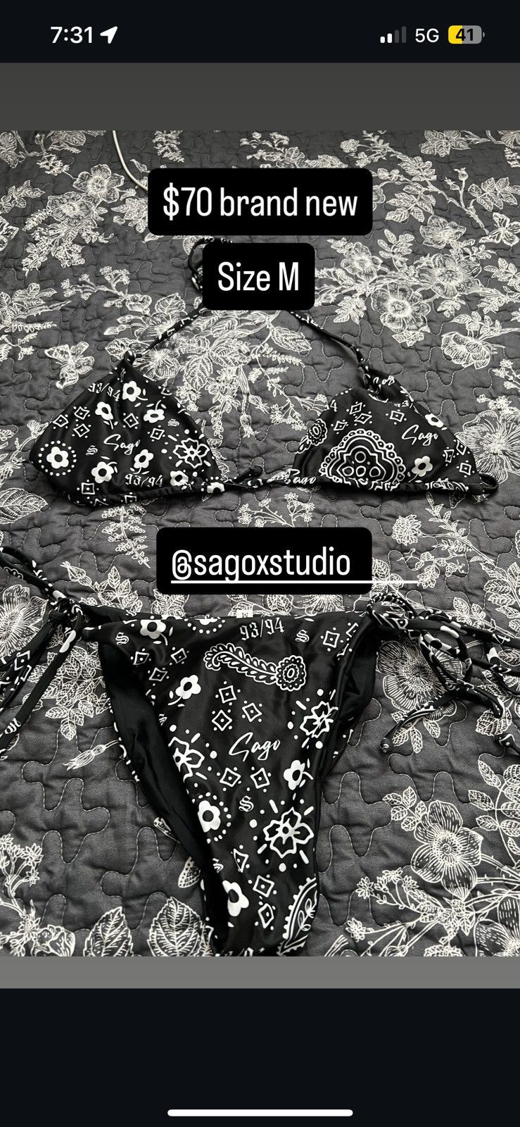 Swims Sago X Studio Bikini Size ONE SIZE - 1 Preview