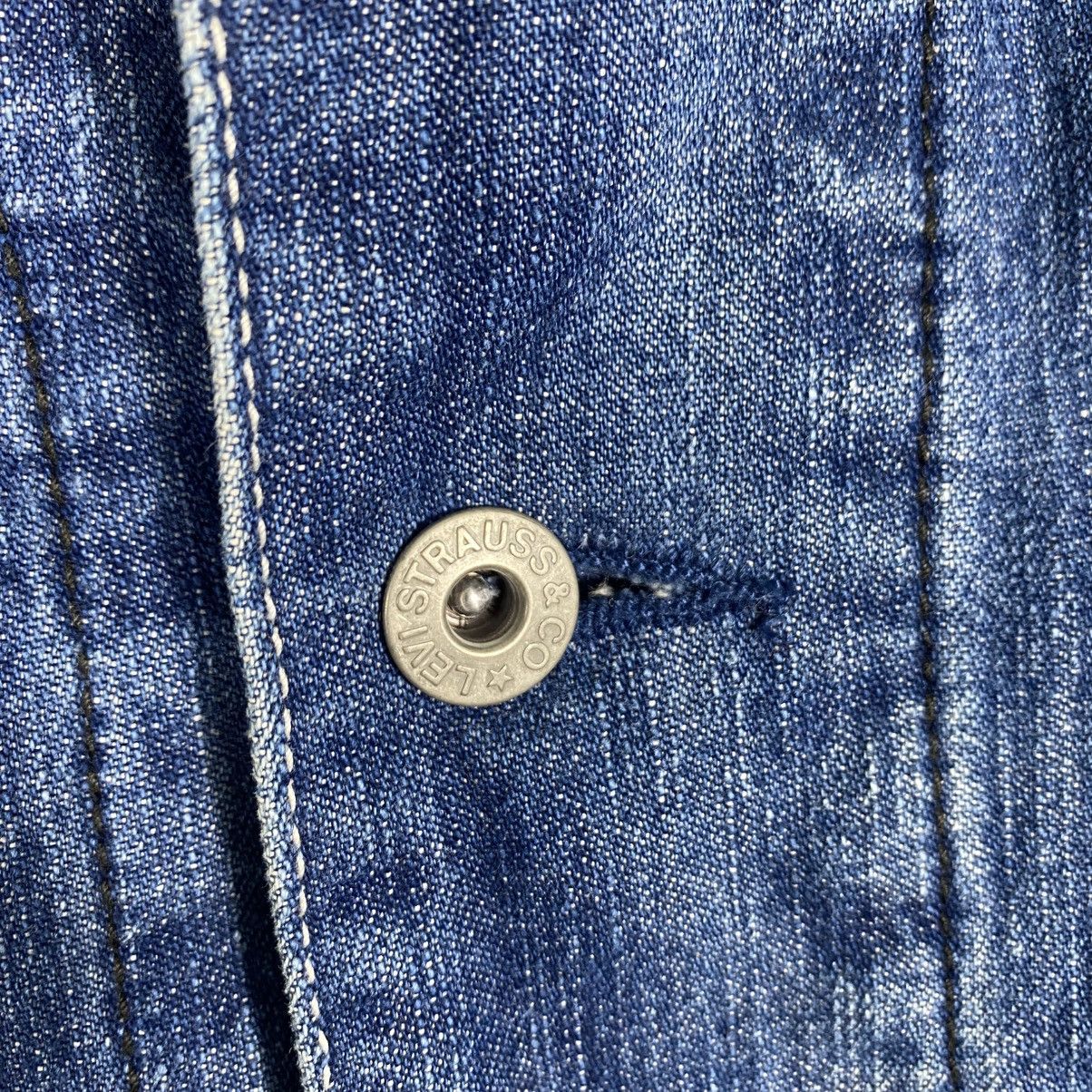 Levi's × Levi's Vintage Clothing × Vintage Vintage Levis Blanket Lining Denim Chore Jacket M Size Size US M / EU 48-50 / 2 - 6 Thumbnail