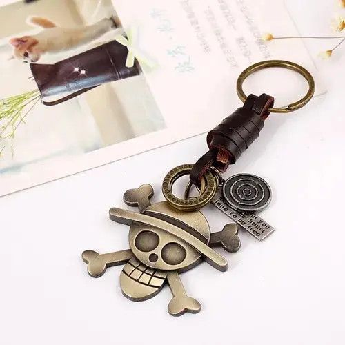 Jewelry Kusuno x Kawa Vintage Leather Alloy One Piece Keychain Size ONE SIZE - 6 Thumbnail