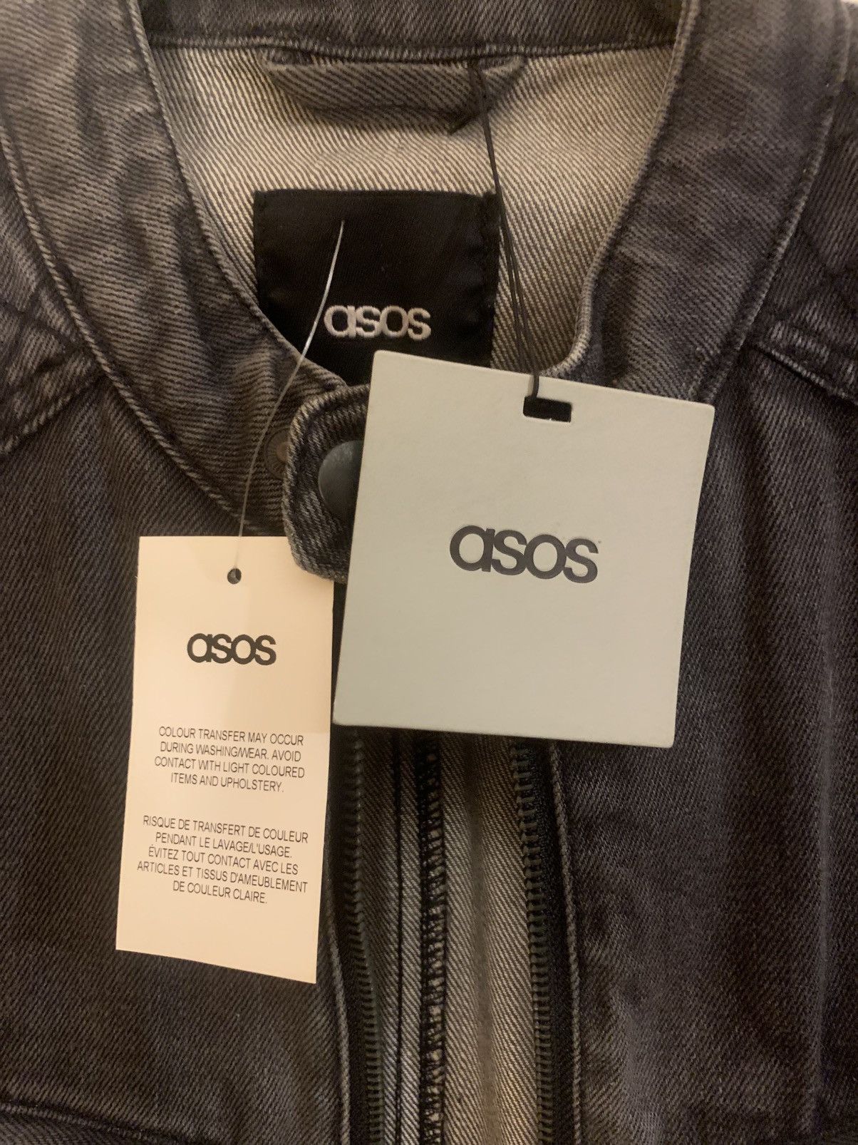Asos Asos denim moto jacket Size US XS / EU 42 / 0 - 3 Thumbnail