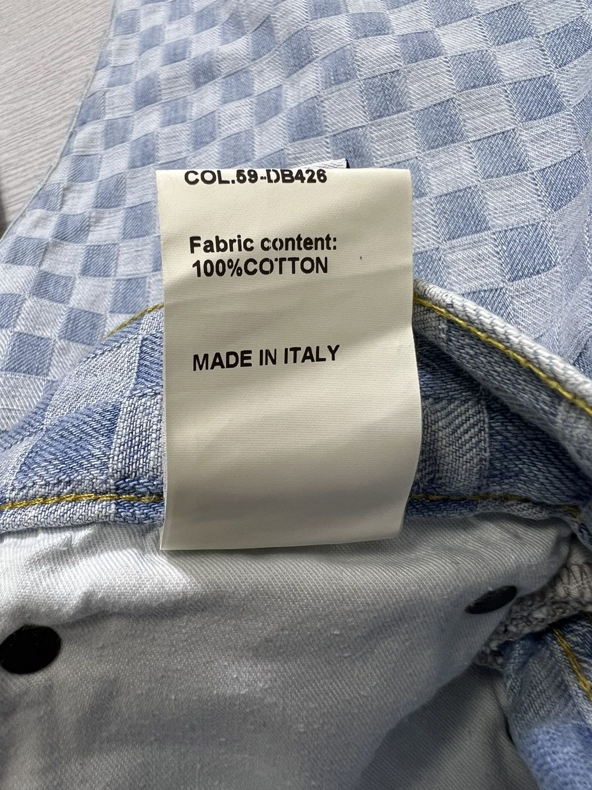 R13 R13 - S/S 22’ - Checkerboard Boyfriend Jeans Size US 27 - 13 Thumbnail