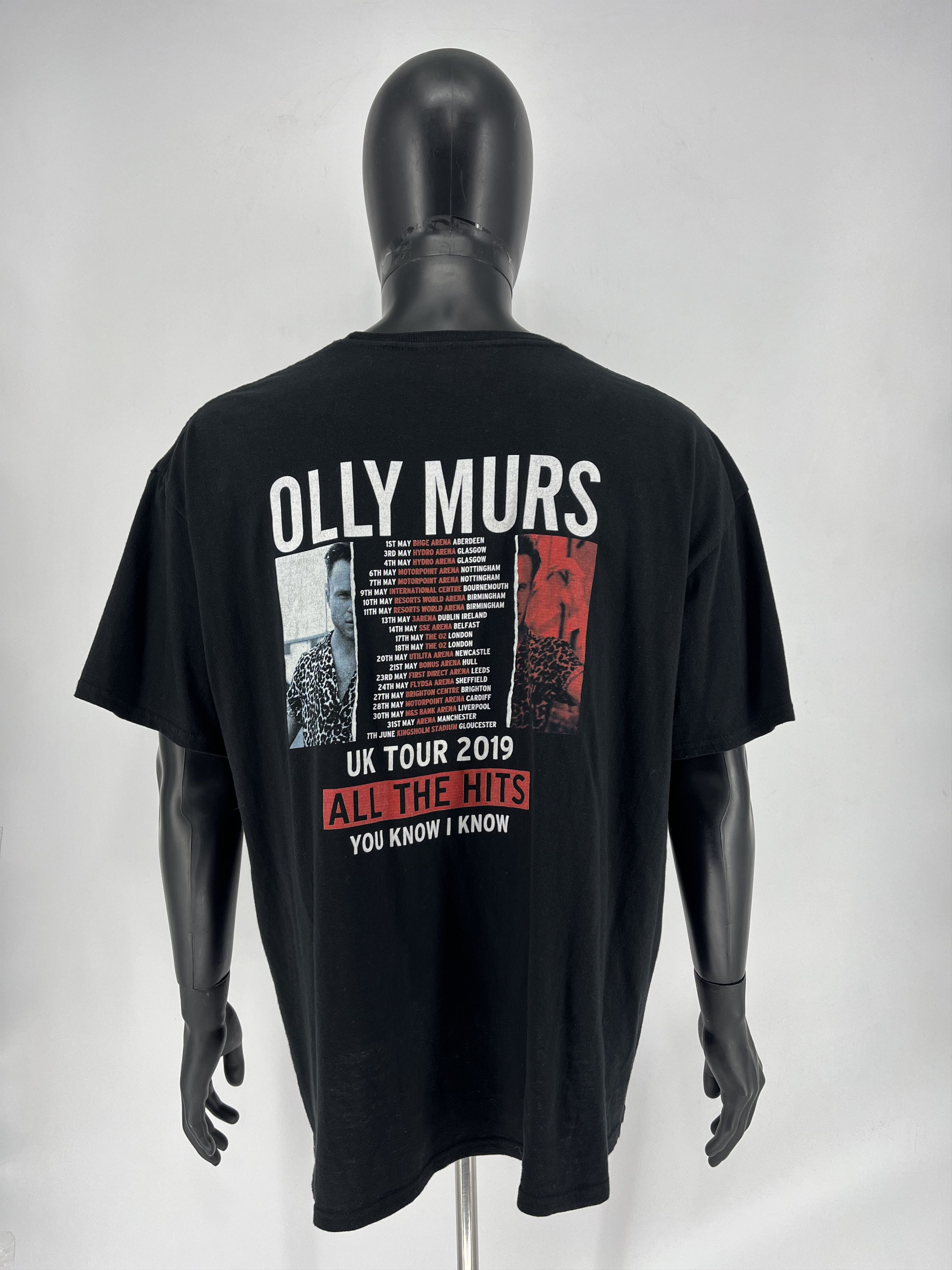 Band Tees Olly Murs Band Tee Tshirts Vintage Size XXL World Tour 2019 Size US XXL / EU 58 / 5 - 9 Thumbnail