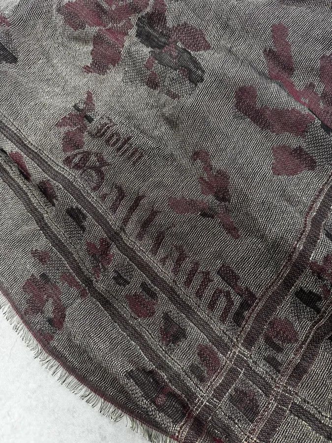 John Galliano John Galliano Magazine Newspaper Square Scarf Size ONE SIZE - 4 Thumbnail