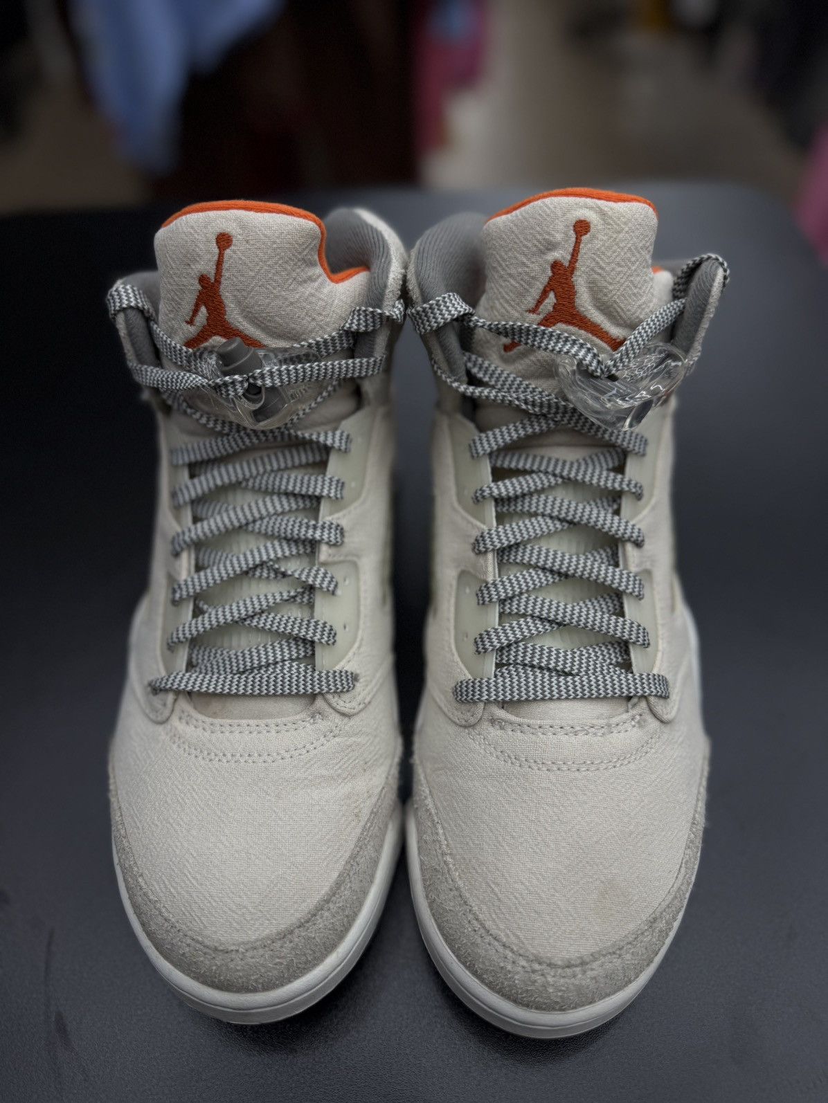 Jordan Brand × Nike Jordan 5 Craft Light Orewood Brown Size 9.5 🧼 Size US 9.5 / EU 42-43 - 4 Thumbnail