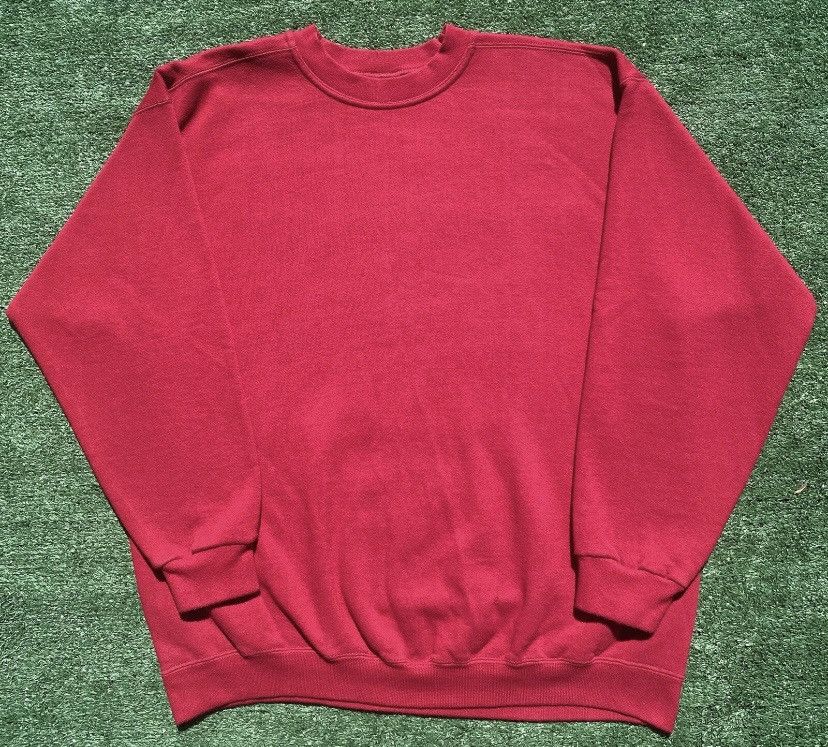 Nike Rare Vintage 90’s Nike White Tag Blank Sweatshirt No Swoosh Size US L / EU 52-54 / 3 - 1 Thumbnail