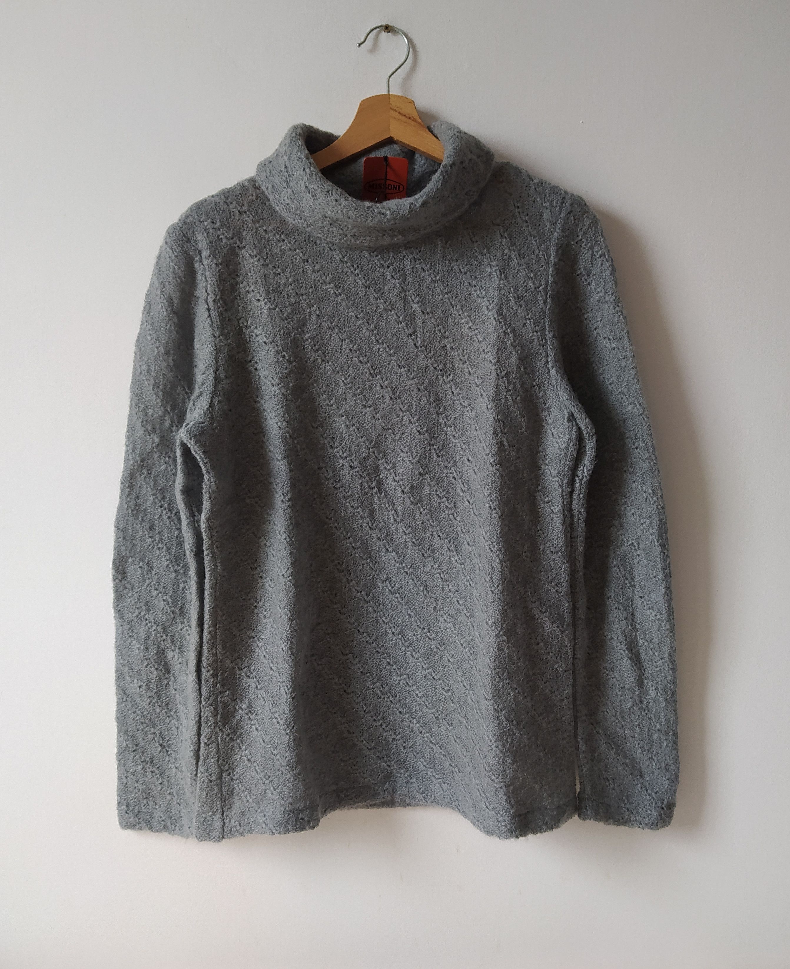 Missoni NEW Missoni 80s mohair turtleneck with tags Size L / US 10 / IT 46 - 1 Thumbnail