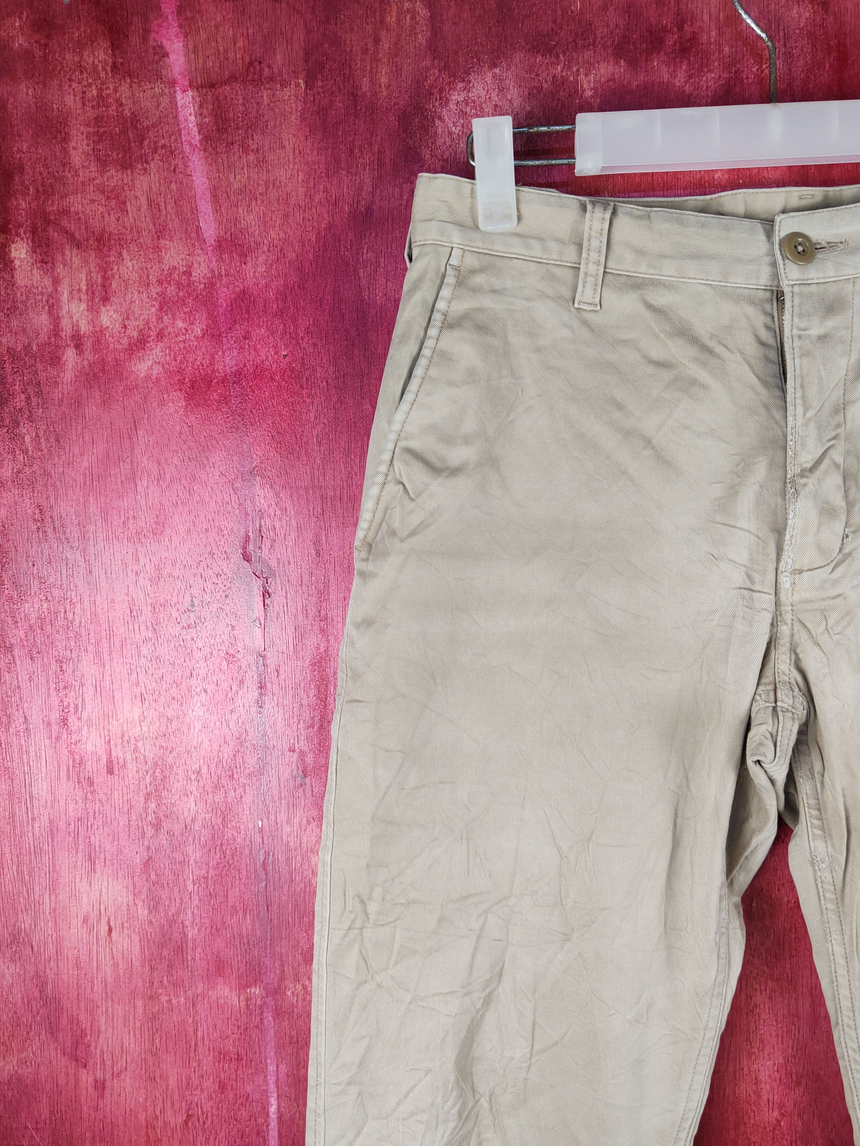 Japanese Brand Uniqlo Beige Multipocket Casual Pants #S1573 Size US 29 - 5 Thumbnail