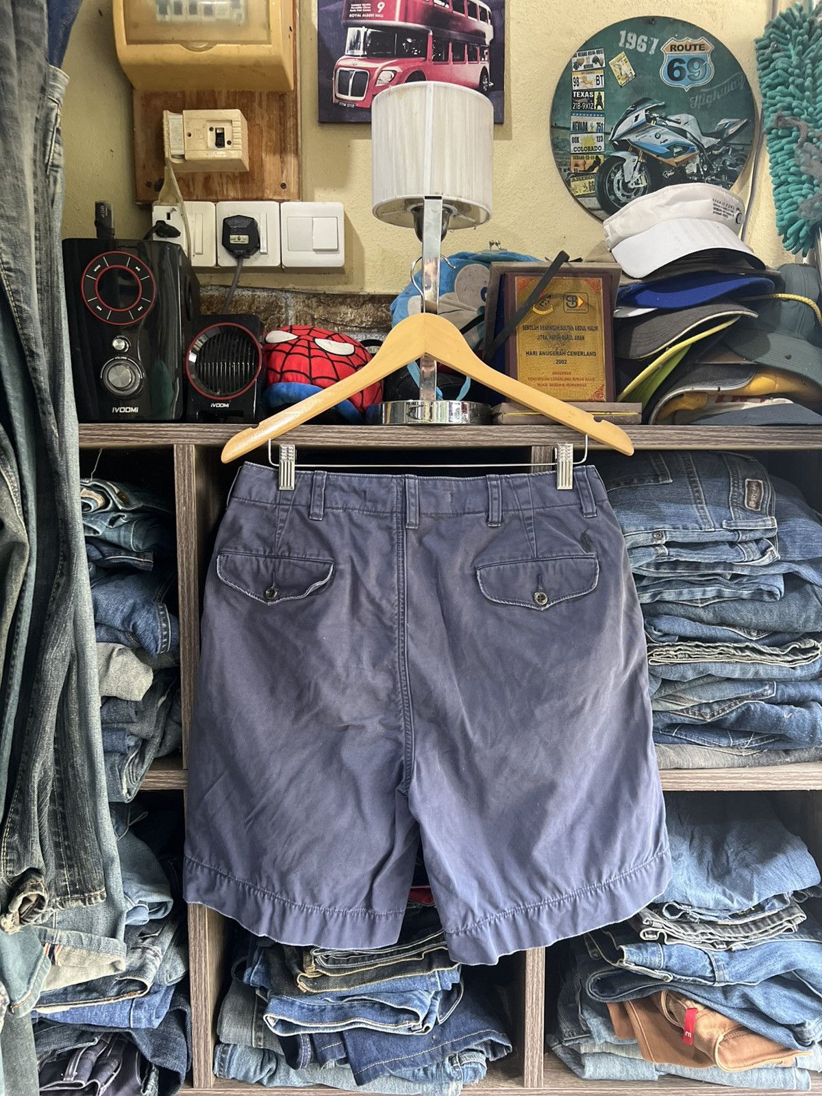 Polo Ralph Lauren 🔥Vintage Polo Ralph Lauren Short Pant Size US 31 - 2 Thumbnail