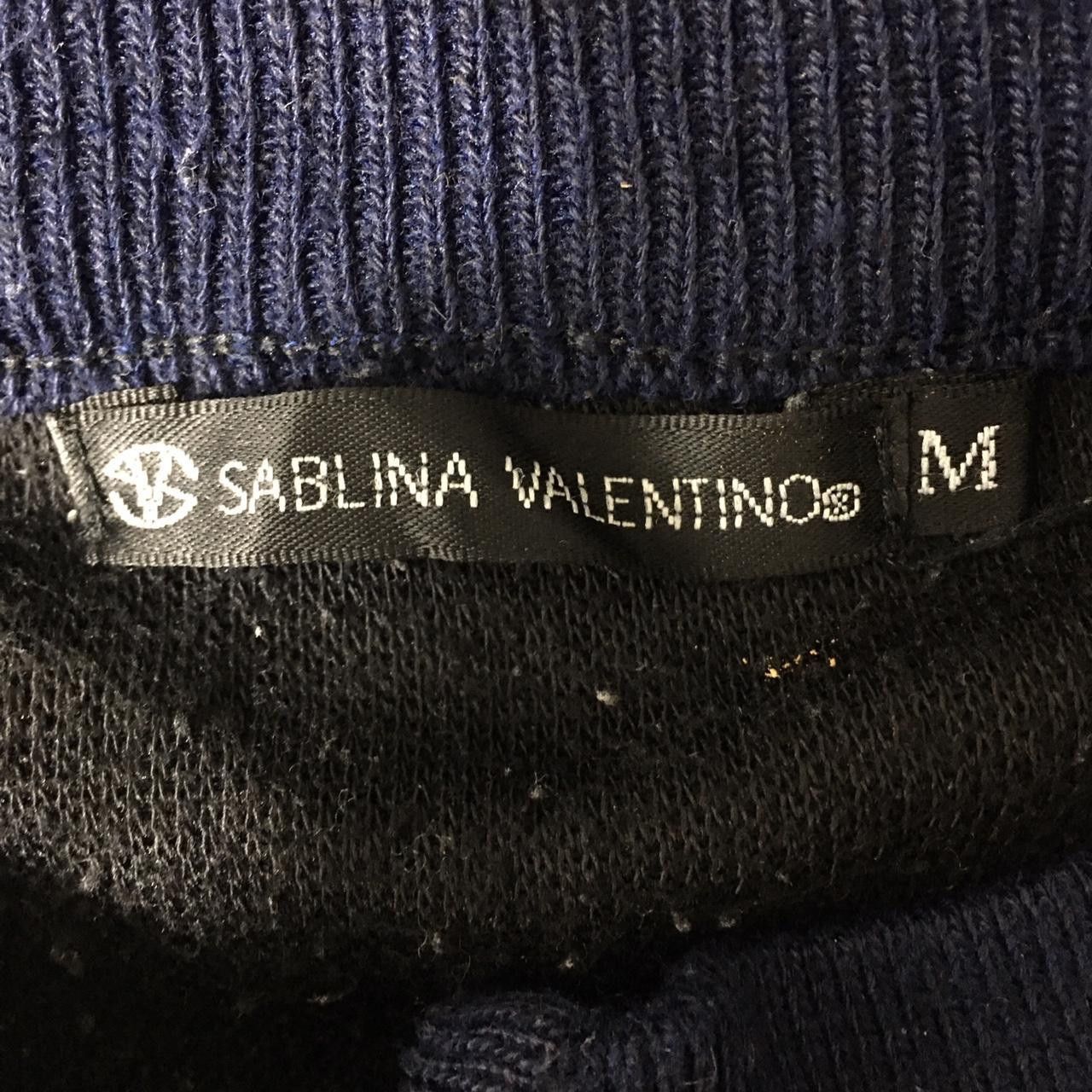 Vintage Vtg SABLINA VALENTINO ITALY Nova Check Tartan Sweater Size M / US 6-8 / IT 42-44 - 3 Thumbnail