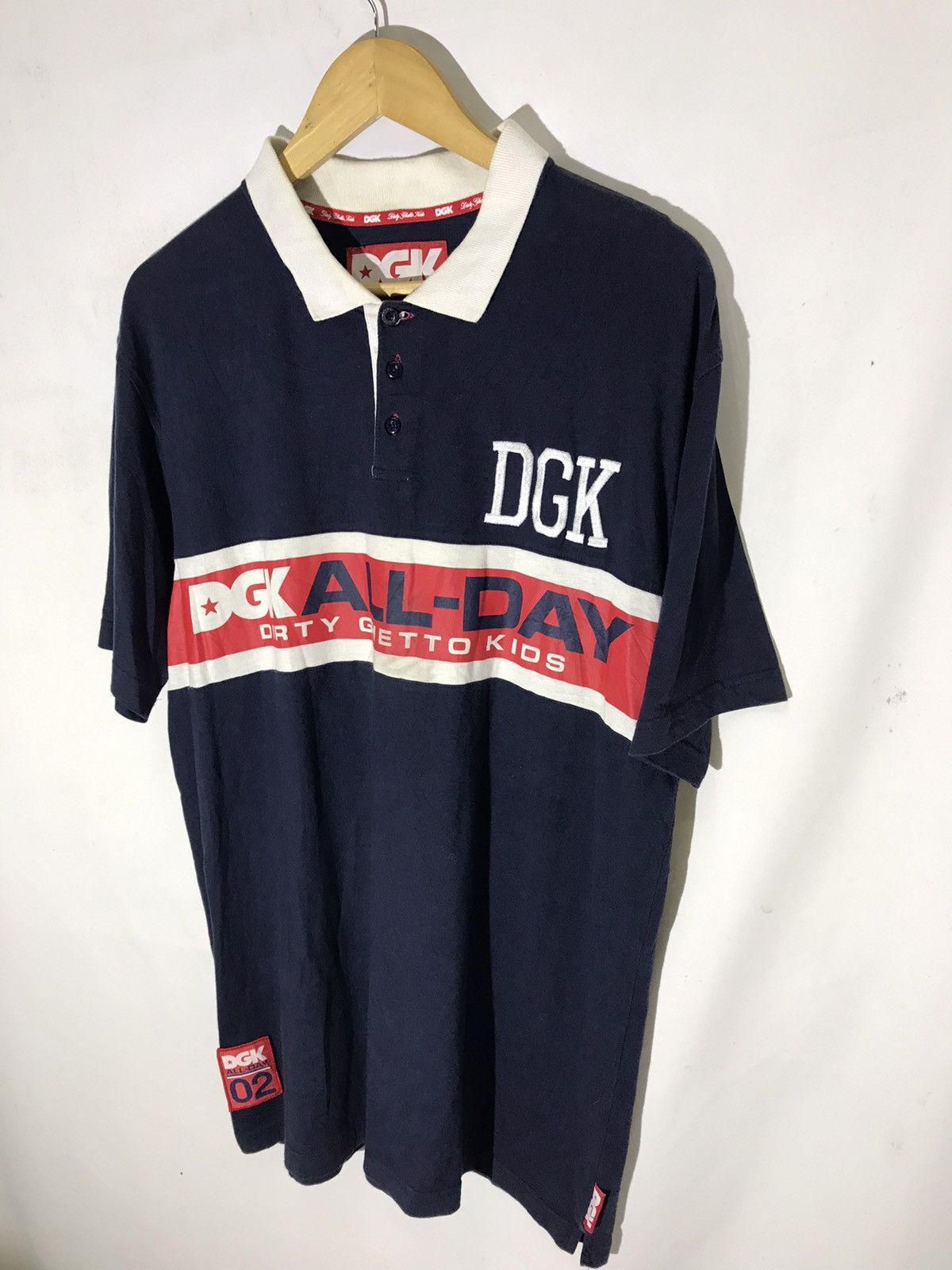 DGK DGK(dirty getto kids)skate polo rugby shirt Size US L / EU 52-54 / 3 - 2 Thumbnail