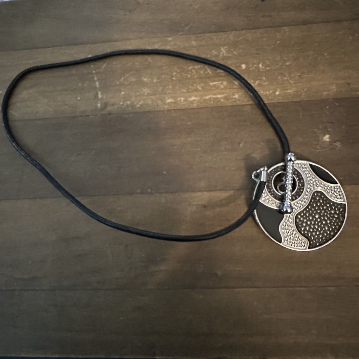 Other Lia Sophia Jigsaw toggle cord necklace Size ONE SIZE - 3 Thumbnail