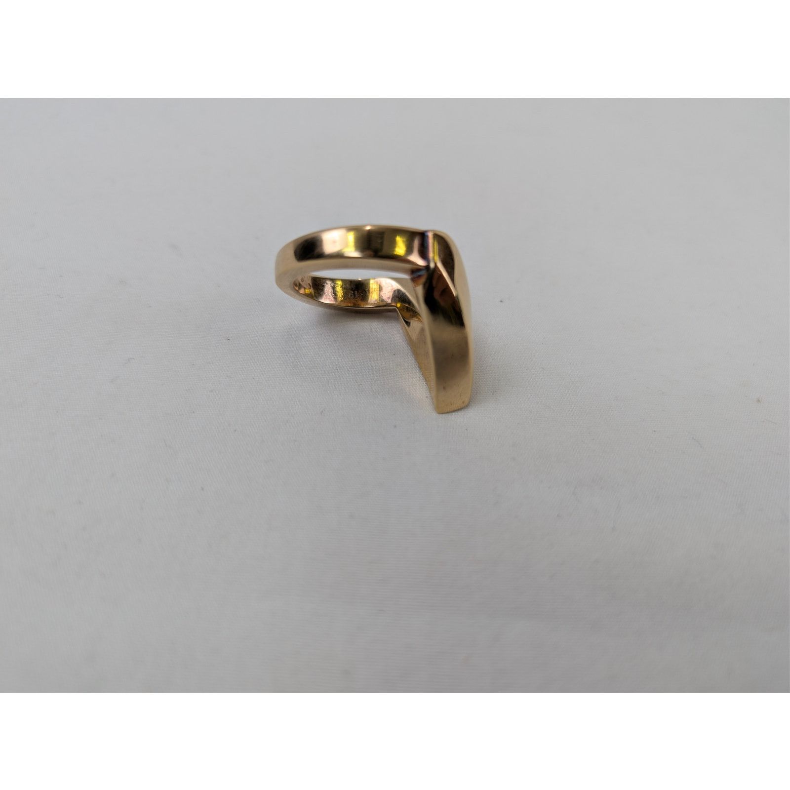 Bottega Veneta o1rshd1 Size: 19 / Gold F Sterling Silver Ring Yellow Gold Size ONE SIZE - 9 Thumbnail