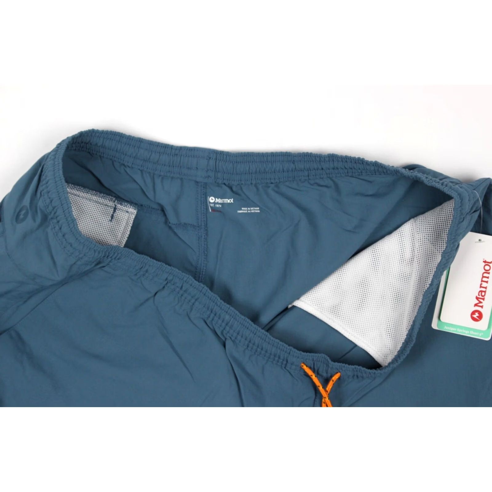 Marmot Marmot Men's Juniper Shorts 5" Shorts XXL Dusty Teal Bermuda Activewear Elastic Drawstring Pockets 100% Nylon M12590 Size US 39 - 4 Thumbnail