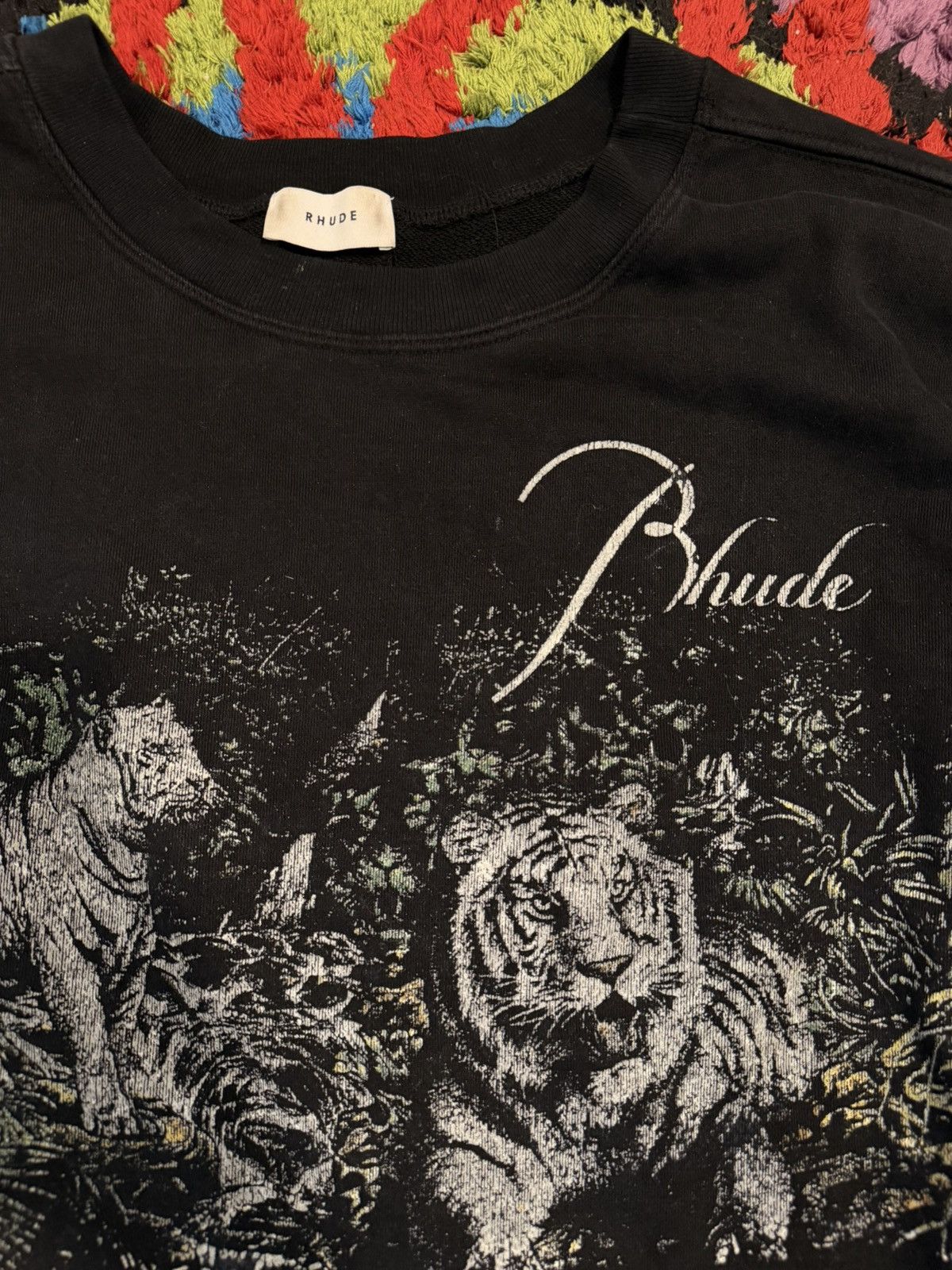 Rhude Rhude Animal Sweatshirt sz 2XL Size US XXL / EU 58 / 5 - 3 Thumbnail