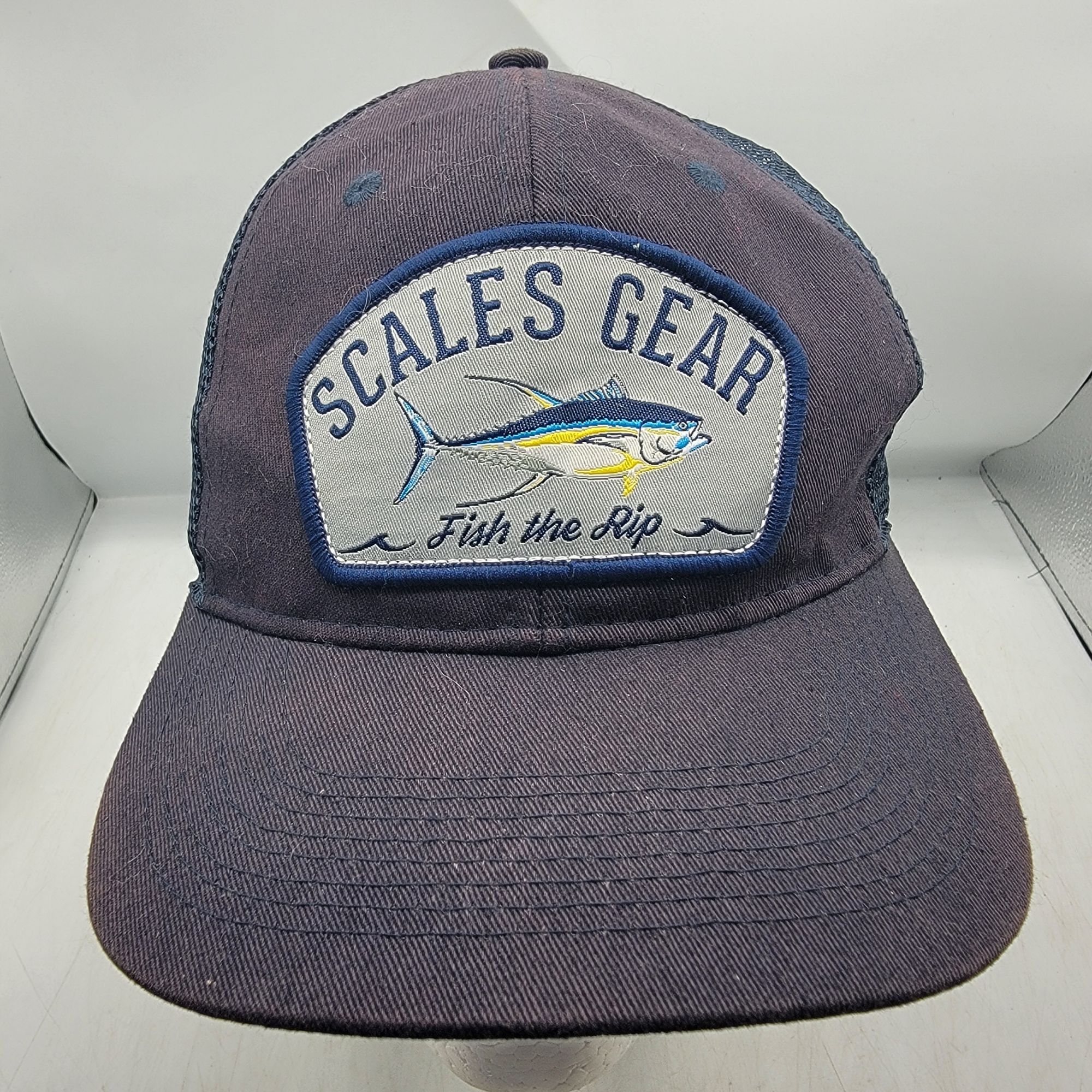 Other Scales Gear Fish The Rip Blue Trucker Hat Adjustable Snapbac Size ONE SIZE - 1 Thumbnail