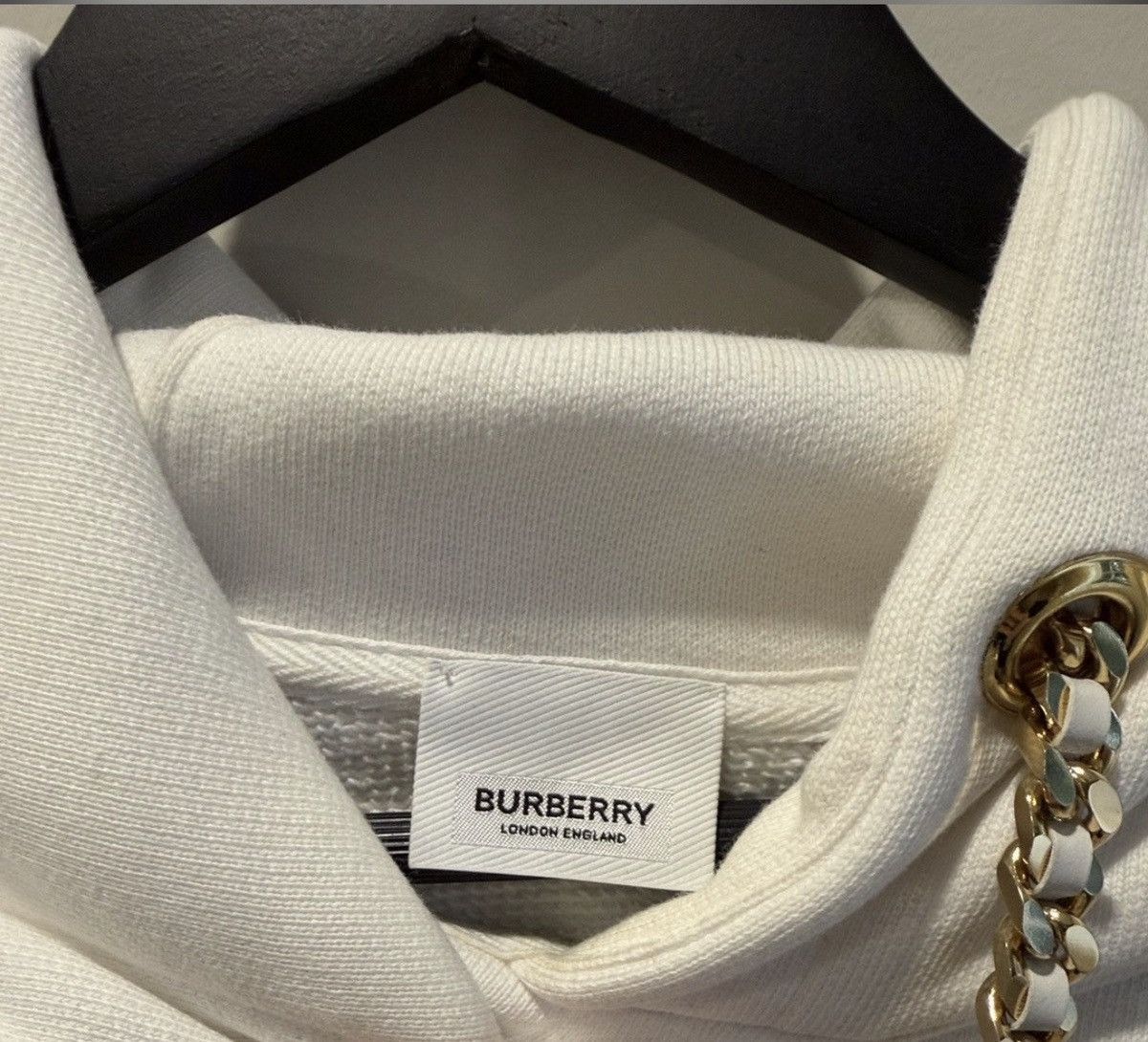 Burberry Burberry Hoodie with Gold Chain Size XS / US 0-2 / IT 36-38 - 3 Thumbnail