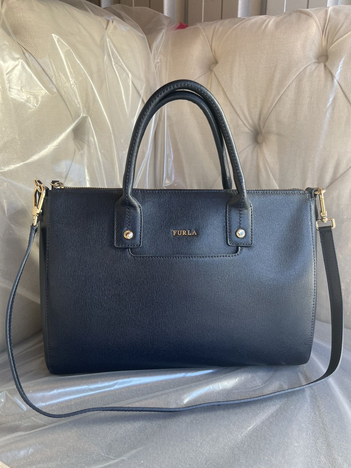 image of Navy Furla Handbag, Women's