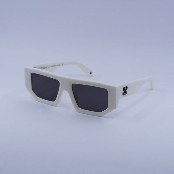 Off-White Off-White OERI13F VANCOUVER 0107 Sunglasses White Geometric Size ONE SIZE - 1 Thumbnail