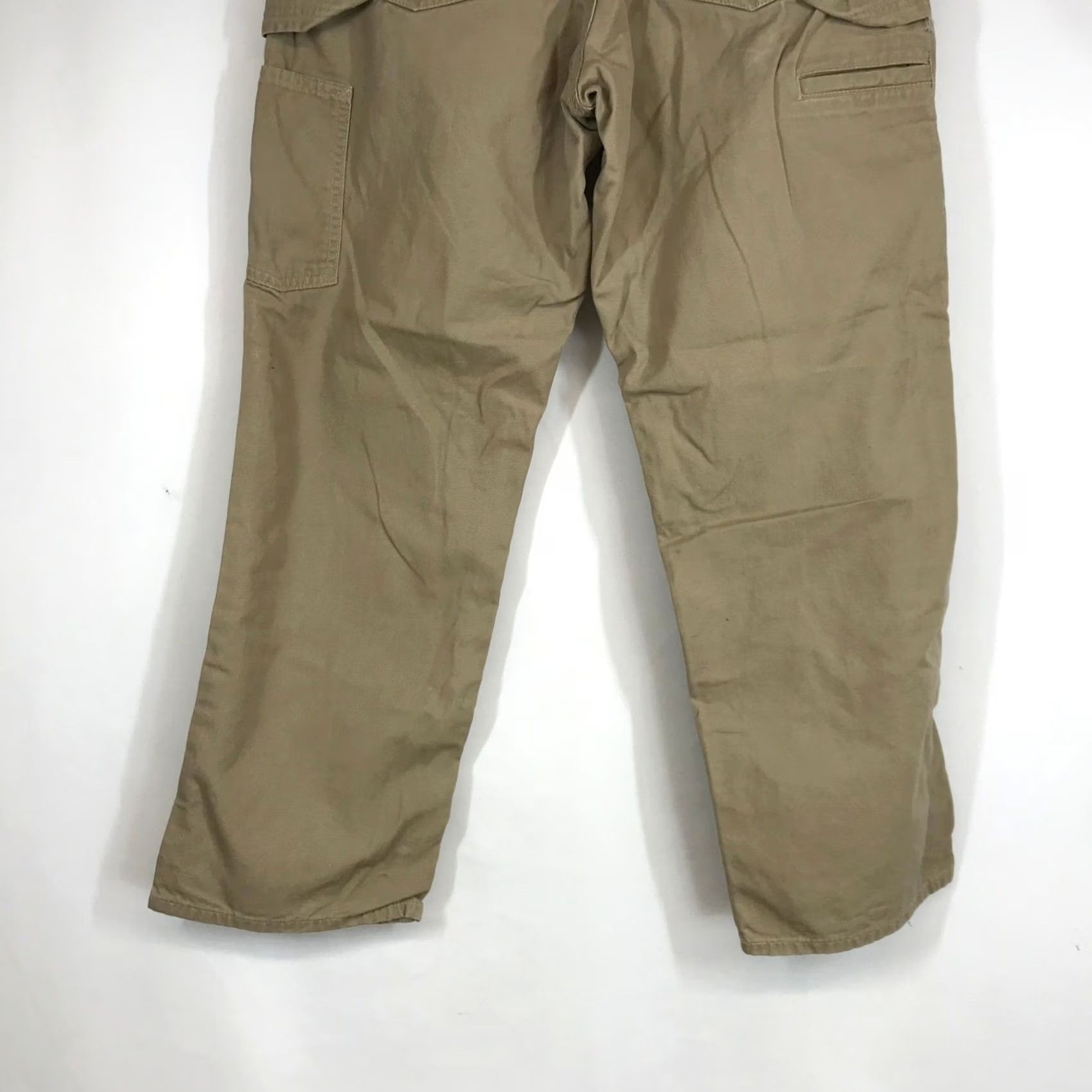 Carhartt Carhartt Loose Fit Carpenter Pants Men Tan Duck Canvas B159 GKH 32x30 Distressed Size 24" / US 00 / IT 34 - 6 Thumbnail