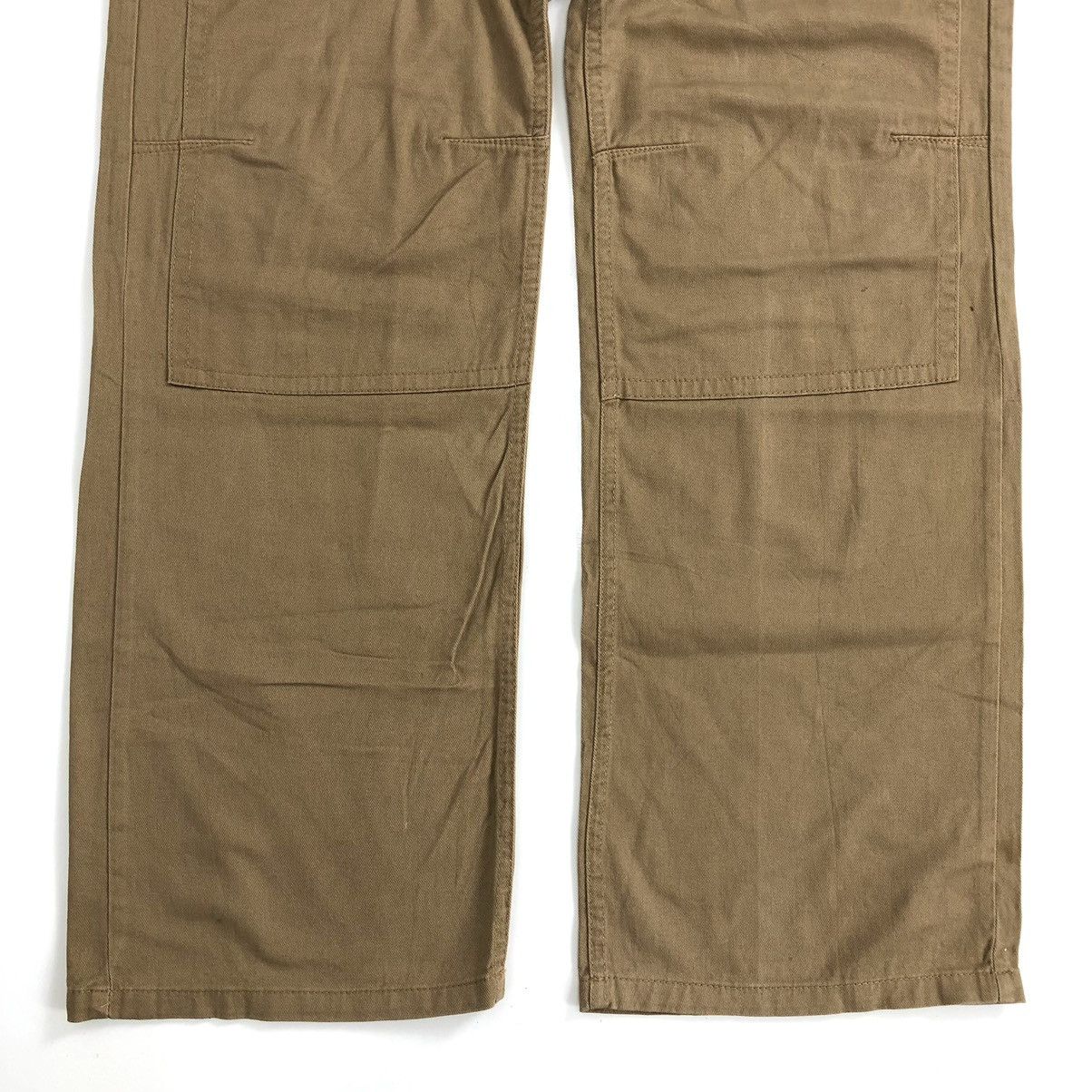 If Six Was Nine × Japanese Brand × LOWBOX Vintage Y2K Lowbox Bondage Double Knee Cargo Pants Size US 34 / EU 50 - 8 Thumbnail