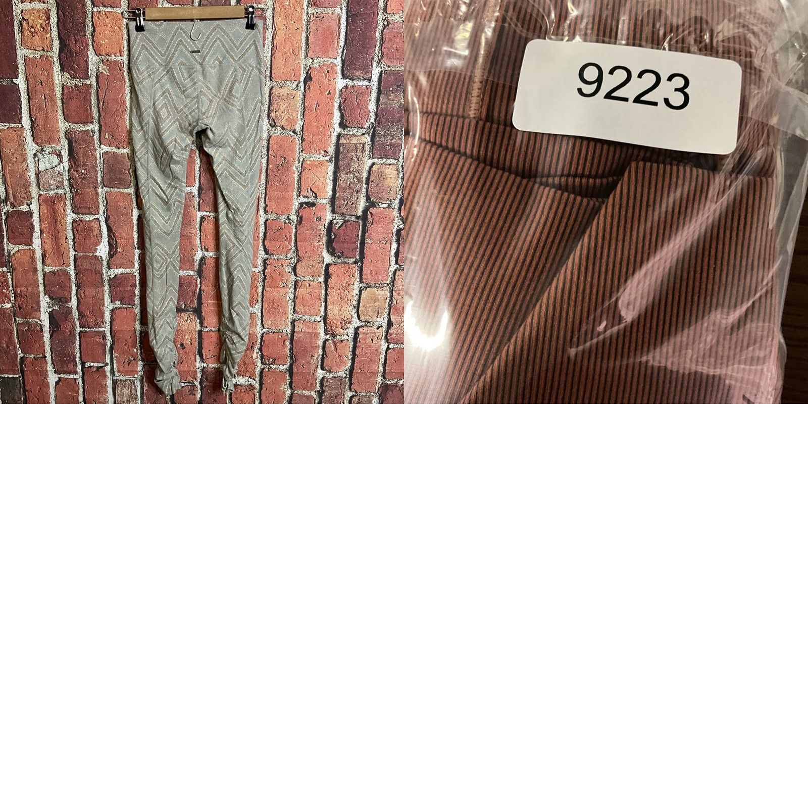 Prana VINTAGE Prana Leggings Womens XS Lot of 3 Athletic Running Workout Yoga Black Gray Short Ankle Stretch Womens Size 26" / US 2 / IT 38 - 9 Thumbnail