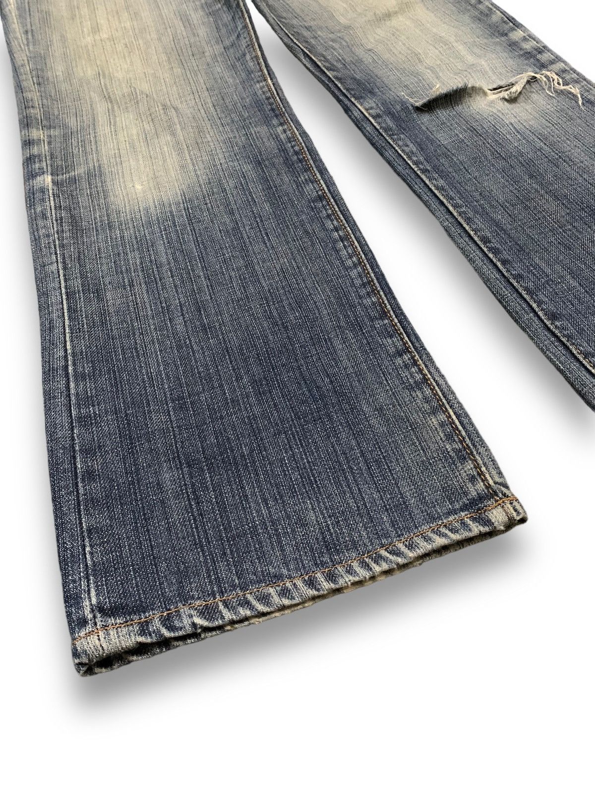 Gap × Yeezy Vintage Gap 1969 Faded Straight Leg Distressed Grunge Jeans Size US 32 / EU 48 - 9 Thumbnail