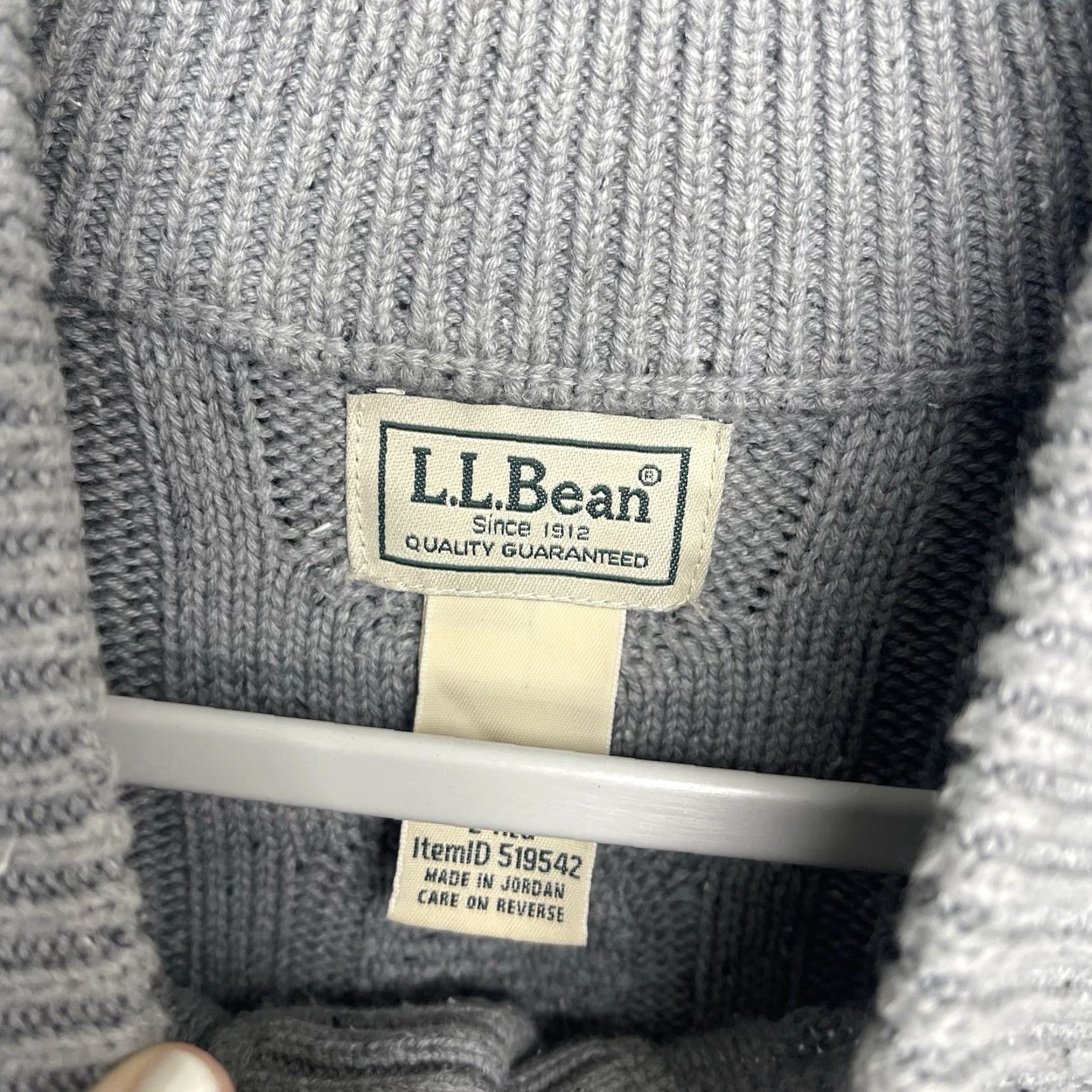 Vintage VINTAGE LL Bean Sweater Mens Large Henley Soft Cotton Heritage Comfy Slim Fit Cable Knit Size US L / EU 52-54 / 3 - 4 Thumbnail