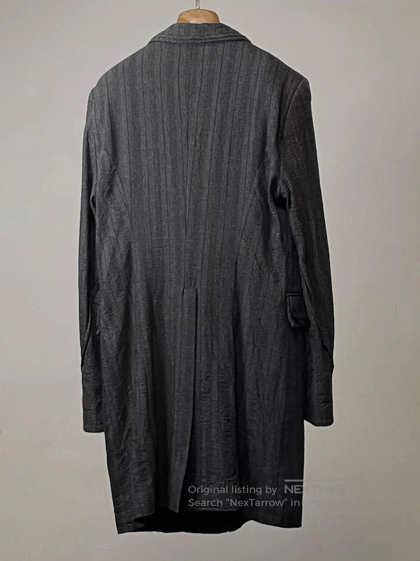 Ann Demeulemeester Long Structured Black Coat . Size US XS / EU 42 / 0 - 6 Thumbnail