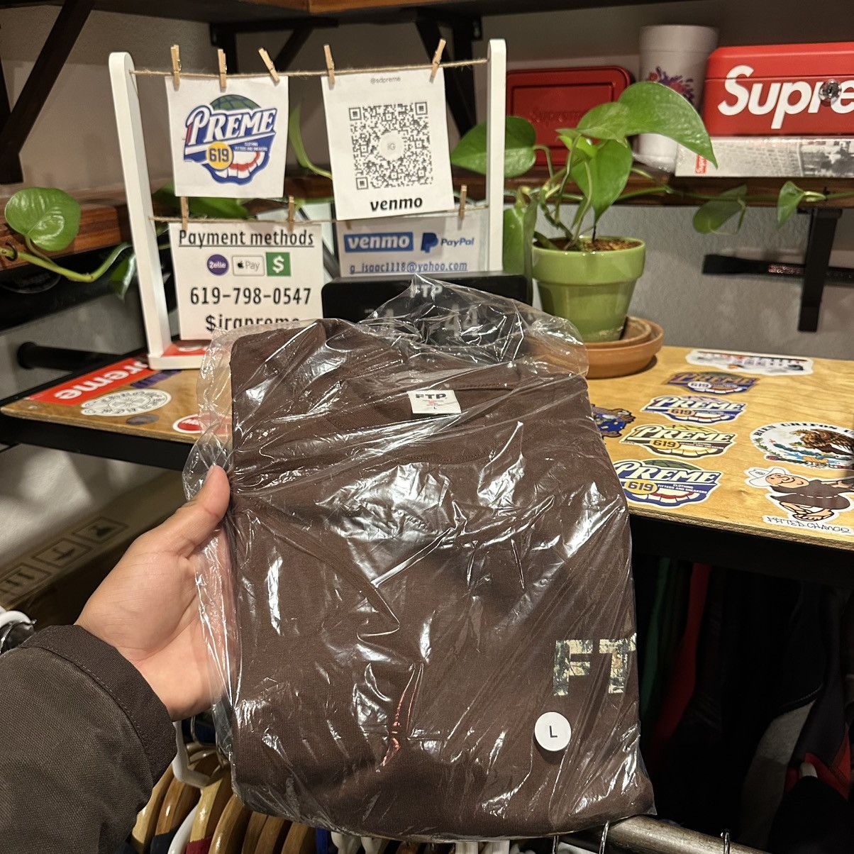 Fuck The Population Ftp real tree camo logo tee (brown) Size US L / EU 52-54 / 3 - 1 Thumbnail