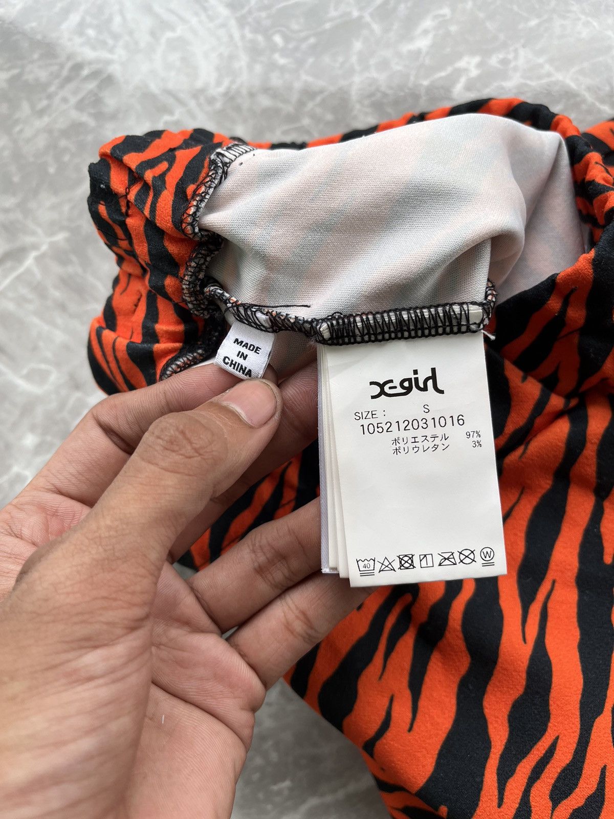 X-Girl Xgirls Tiger Motif Bootcut Size 28" / US 6 / IT 42 - 4 Thumbnail