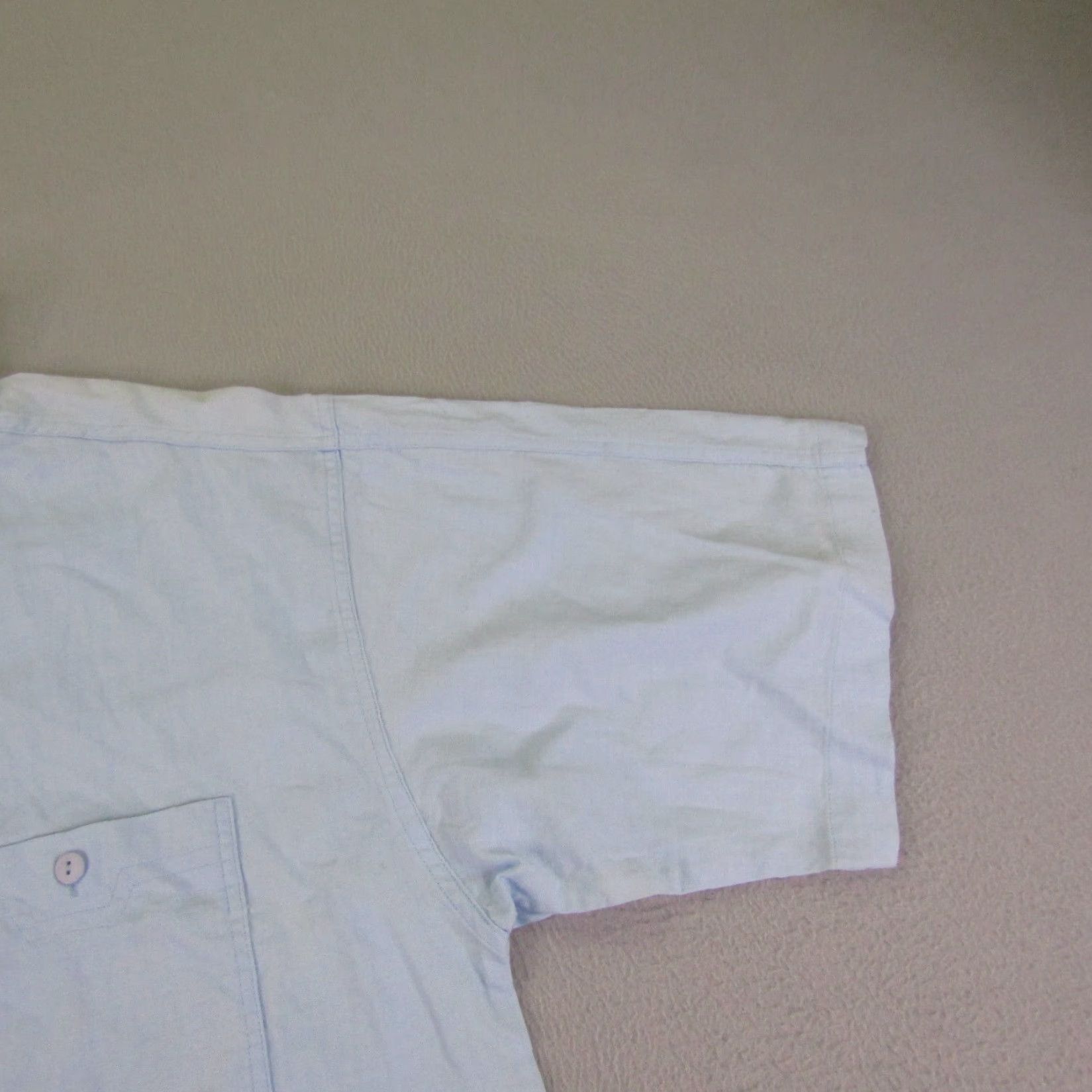 Levi's VINTAGE Levi's Shirt Mens M Blue Diamond Label Button-Up Camp Casual Cotton Size US M / EU 48-50 / 2 - 2 Thumbnail