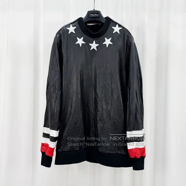 Givenchy Givenchy Sheepskin Patch Five-Star Embroidered Sweatshirt Size US M / EU 48-50 / 2 - 1 Thumbnail
