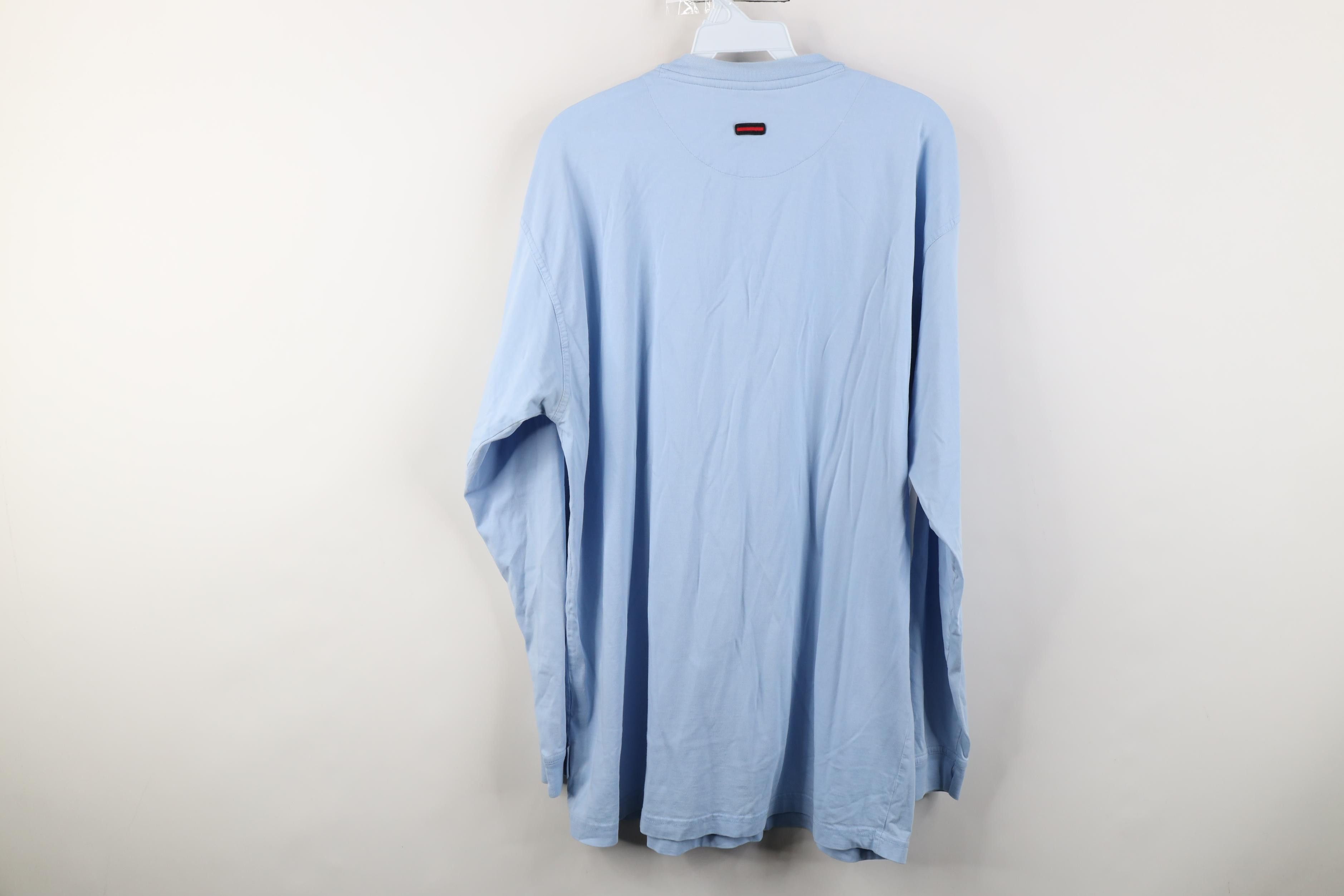Fubu Vintage 90s Y2K FUBU Spell Out Long Sleeve T-Shirt Blue Size US M / EU 48-50 / 2 - 16 Thumbnail