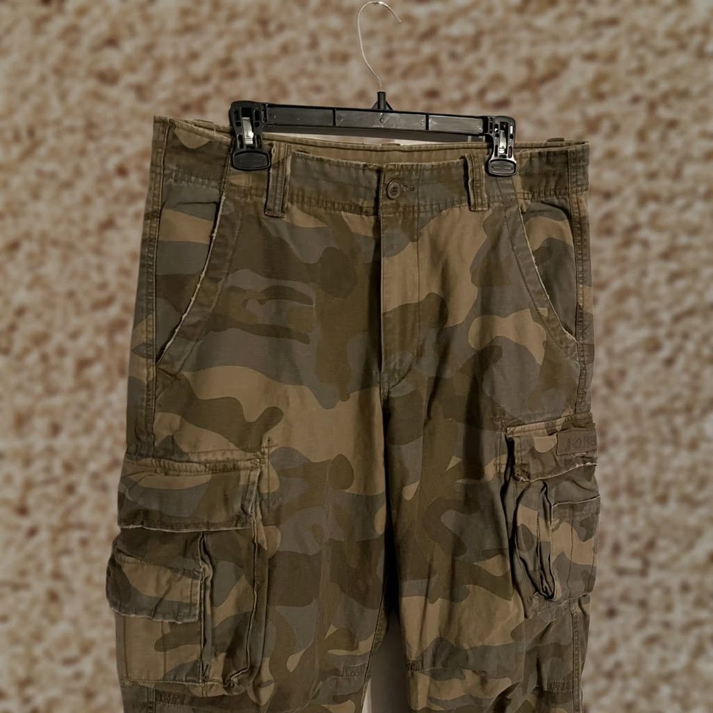 Aeropostale VINTAGE Aeropostale Pants Army Military Camo Cargo Utility Men's 34x32 Y2K Size US 34 / EU 50 - 1 Thumbnail