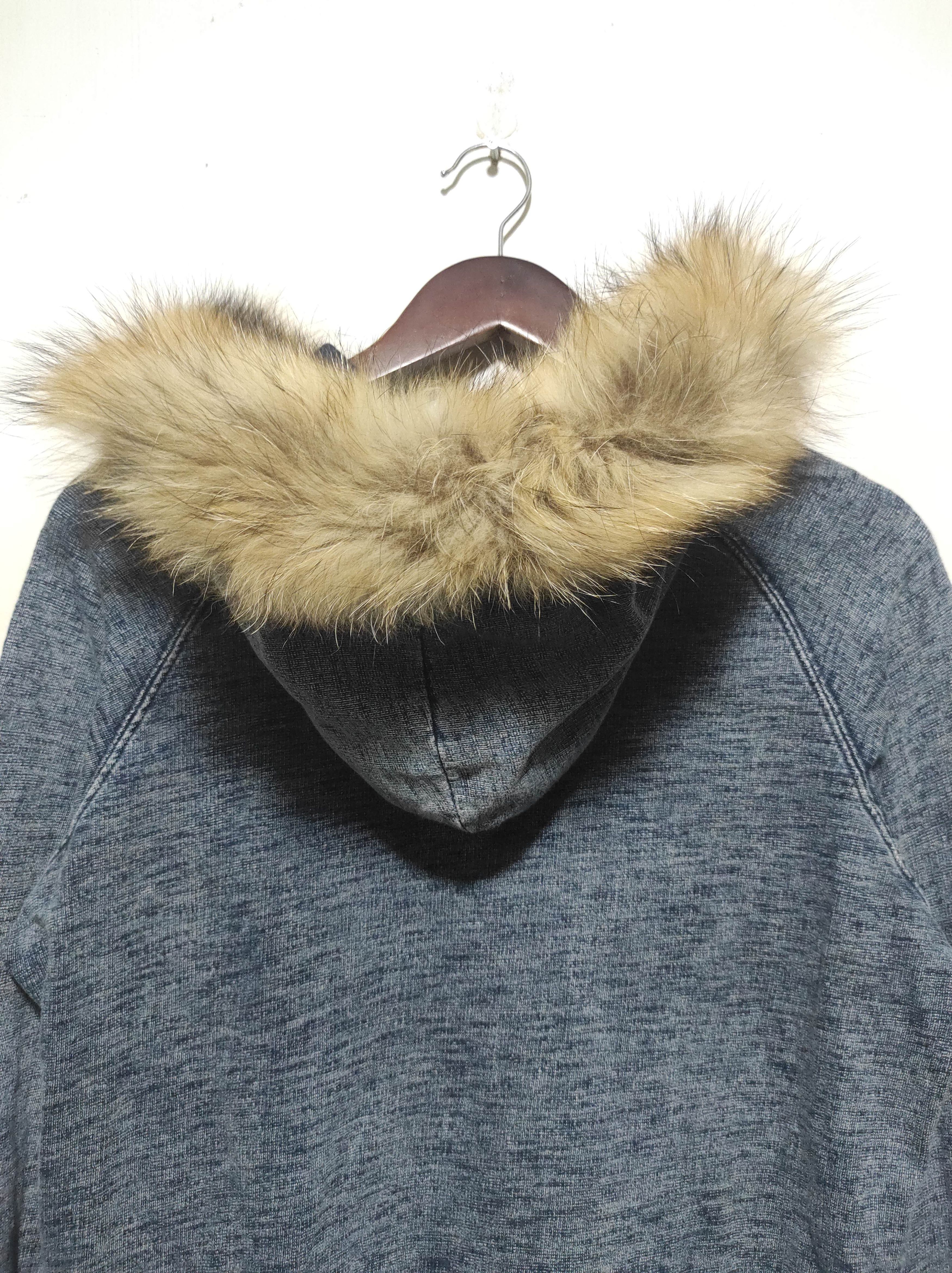 Hysteric Glamour R.Standy Wash Denim Zipper Fur Hoodie IfSixWasNine LGB style Size US M / EU 48-50 / 2 - 12 Thumbnail