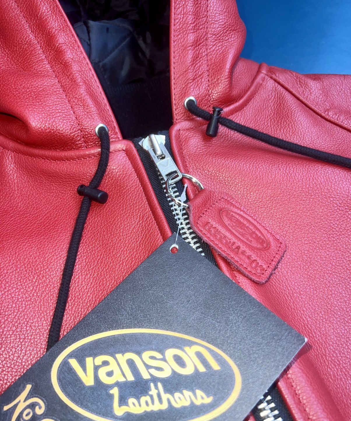 Supreme × Vanson Leathers Supreme Vanson Leather hooded work jacket Size US M / EU 48-50 / 2 - 6 Thumbnail