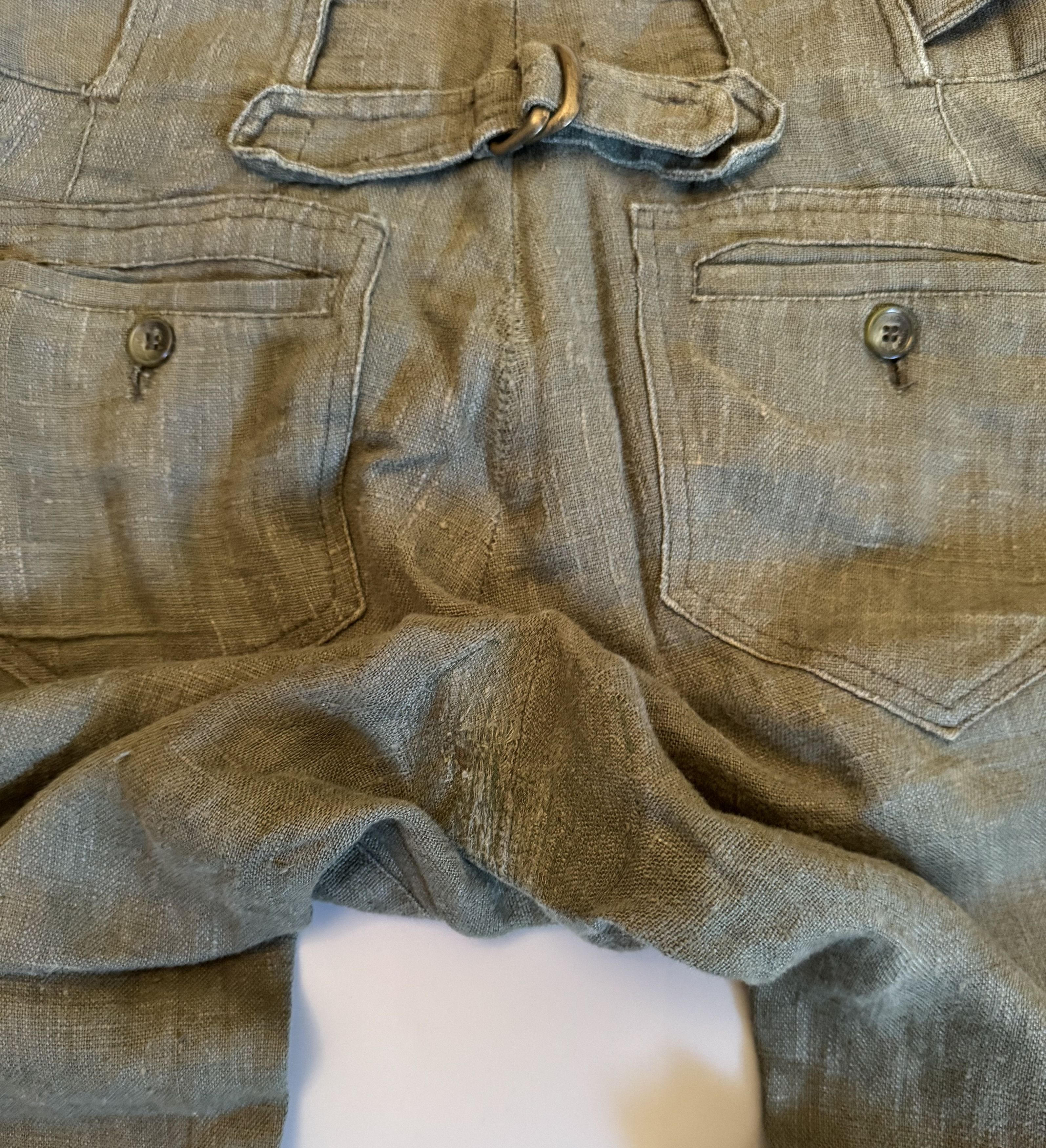 Dolce & Gabbana Vintage 2000s Dolce & Gabbana Olive Pants Size 30 Size 30" / US 8 / IT 44 - 4 Thumbnail