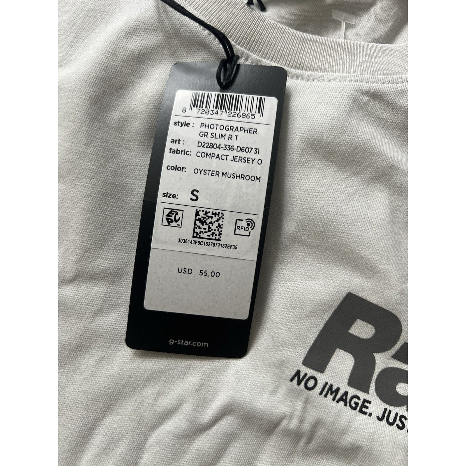 G-Star G-Star Raw Mens Compact Jersey T-Shirt $55 Oyster Size S Size US S / EU 44-46 / 1 - 5 Thumbnail
