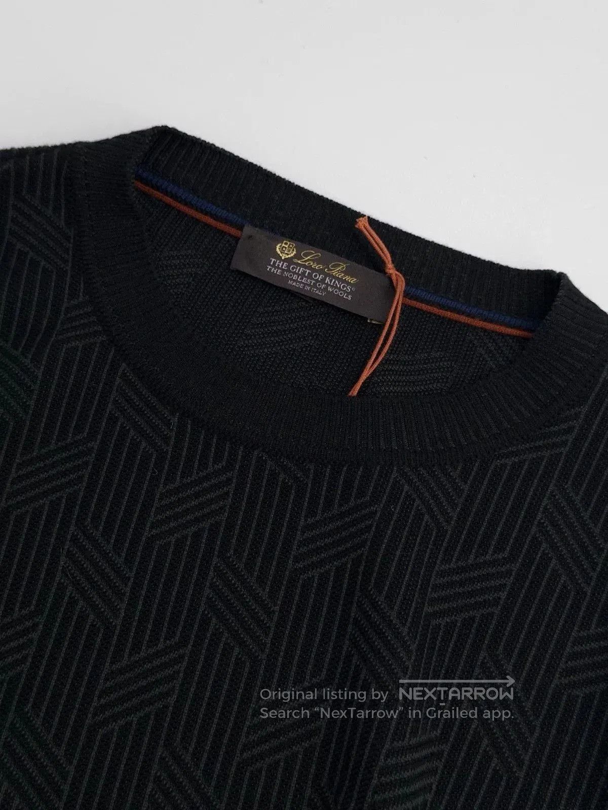 Loro Piana black knit sweater from loro piana. Size US L / EU 52-54 / 3 - 3 Thumbnail