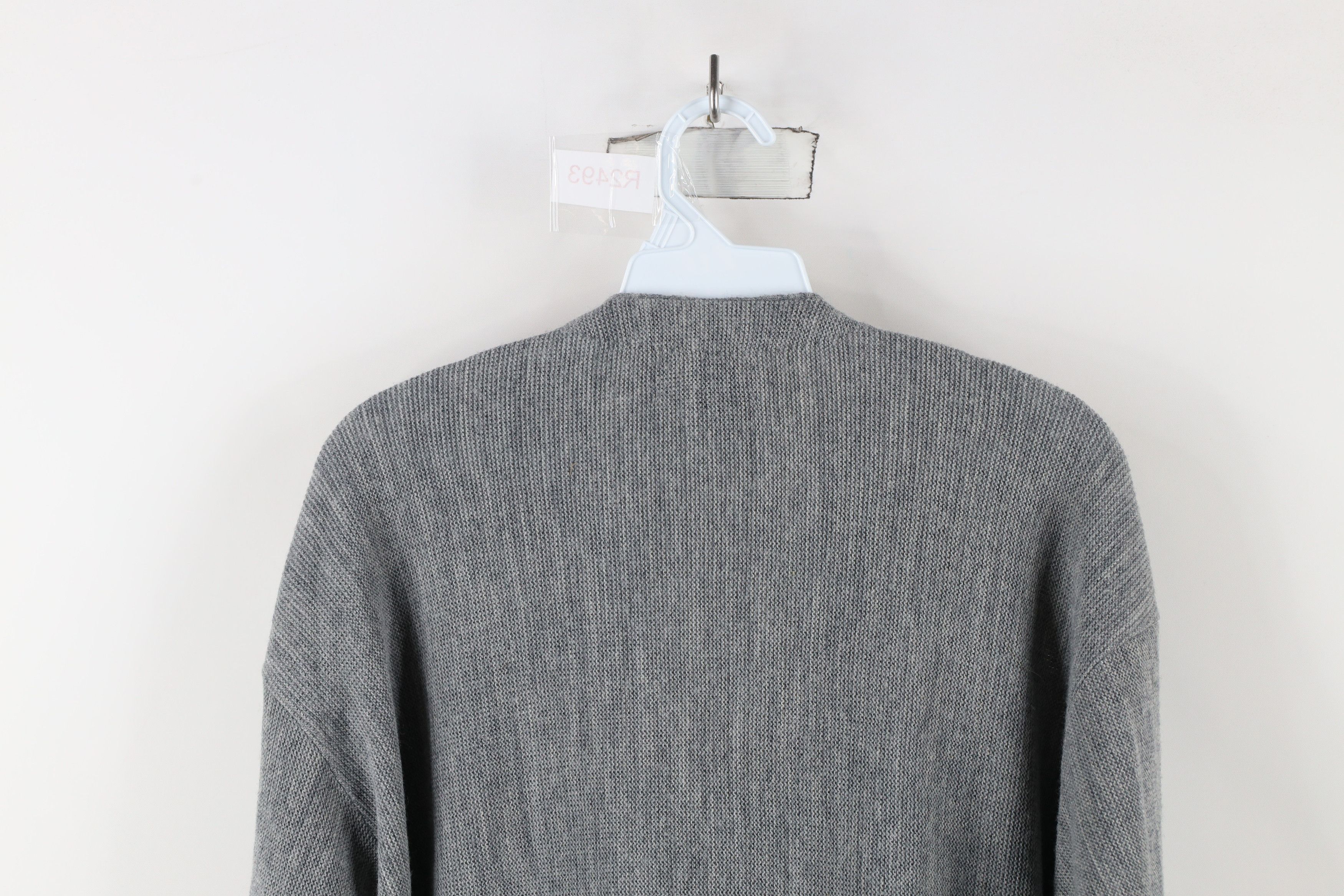 Vintage Vintage 90s Streetwear Cardigan Sweater Heather Gray USA Size US XL / EU 56 / 4 - 9 Thumbnail
