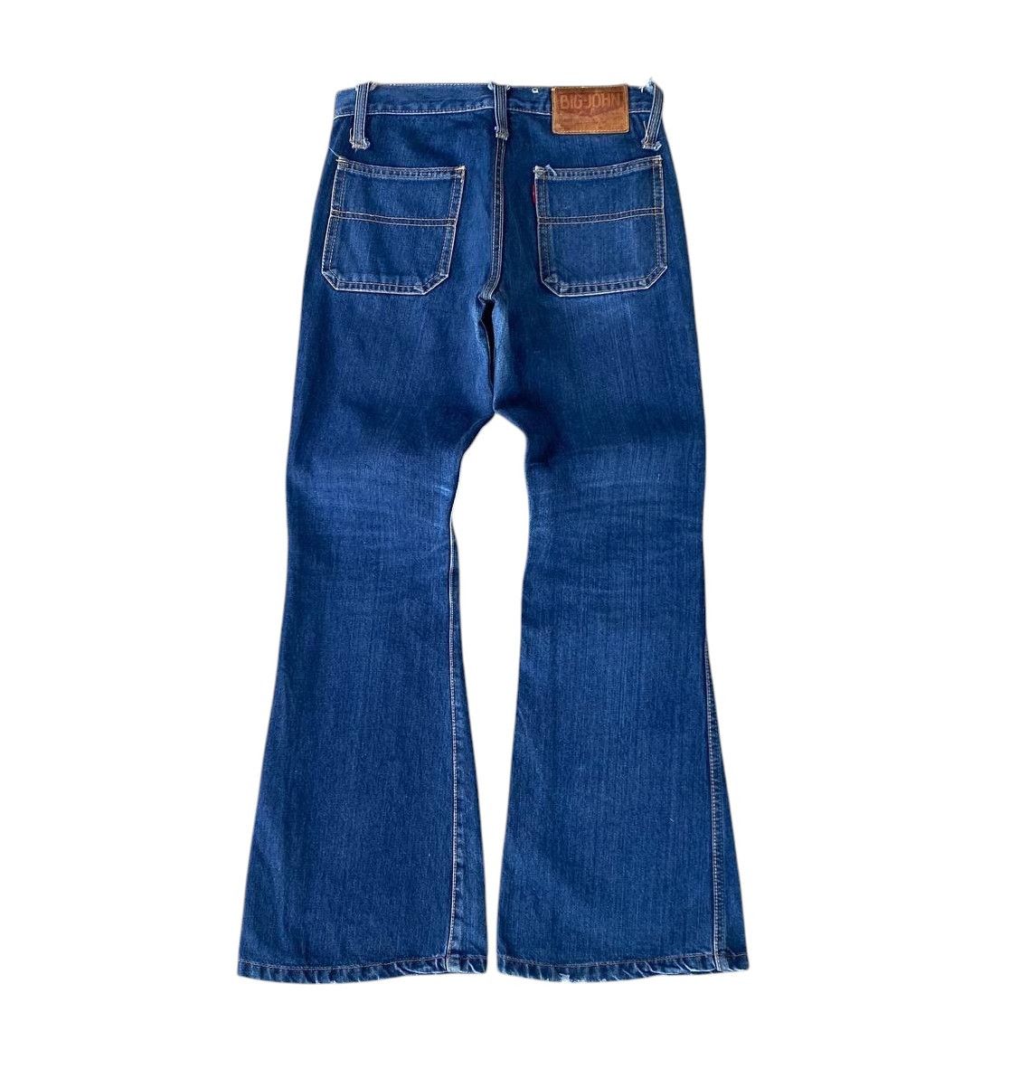Big John FLARED🔥VINTAGE BIGJOHN BUSHPANT BOOTCUT W29" ZIP TALON Size US 29 - 11 Thumbnail
