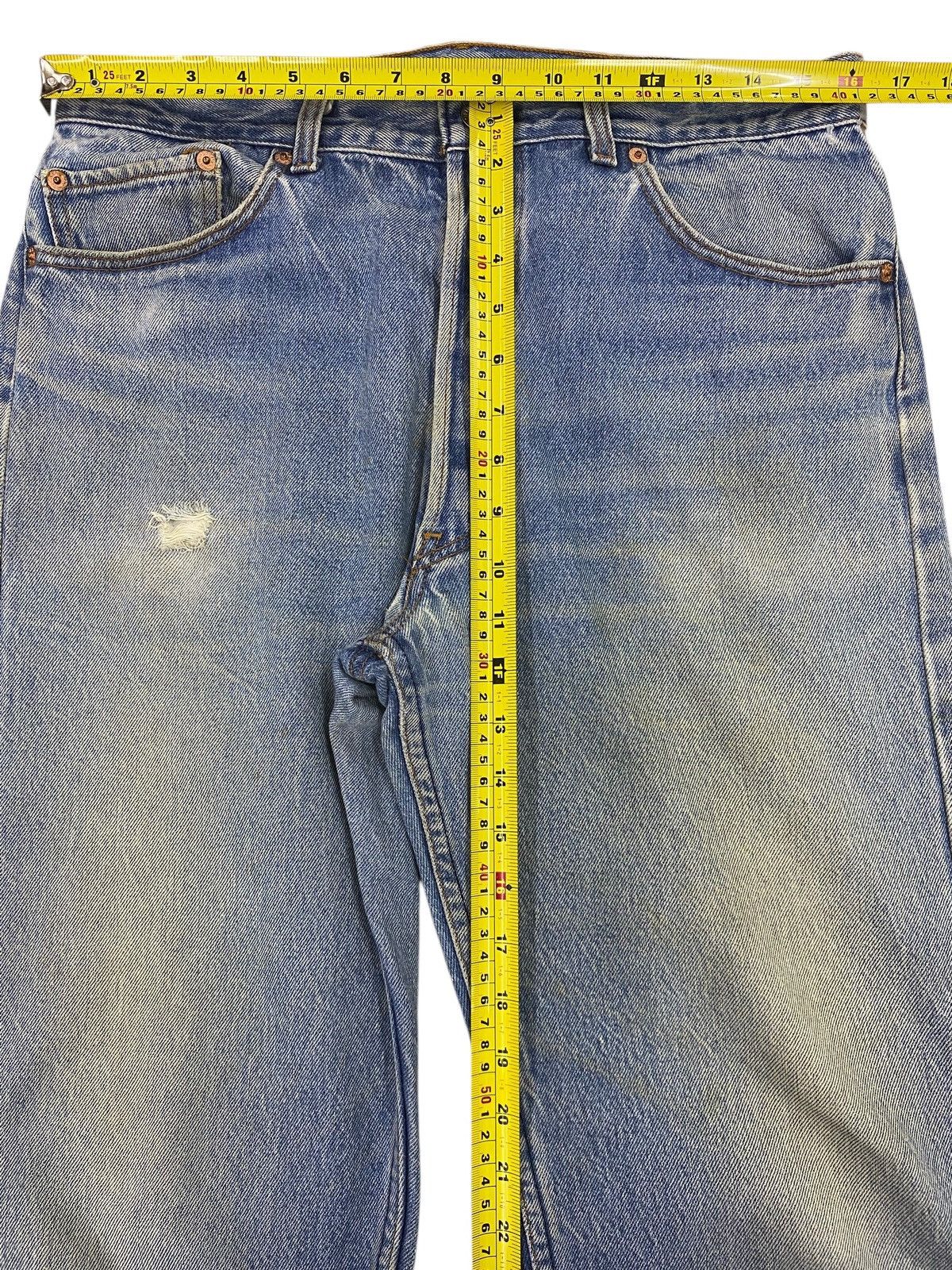 Levi's Levi’s Faded Wash Whiskered Style Straight Leg Jeans Size US 32 / EU 48 - 6 Thumbnail