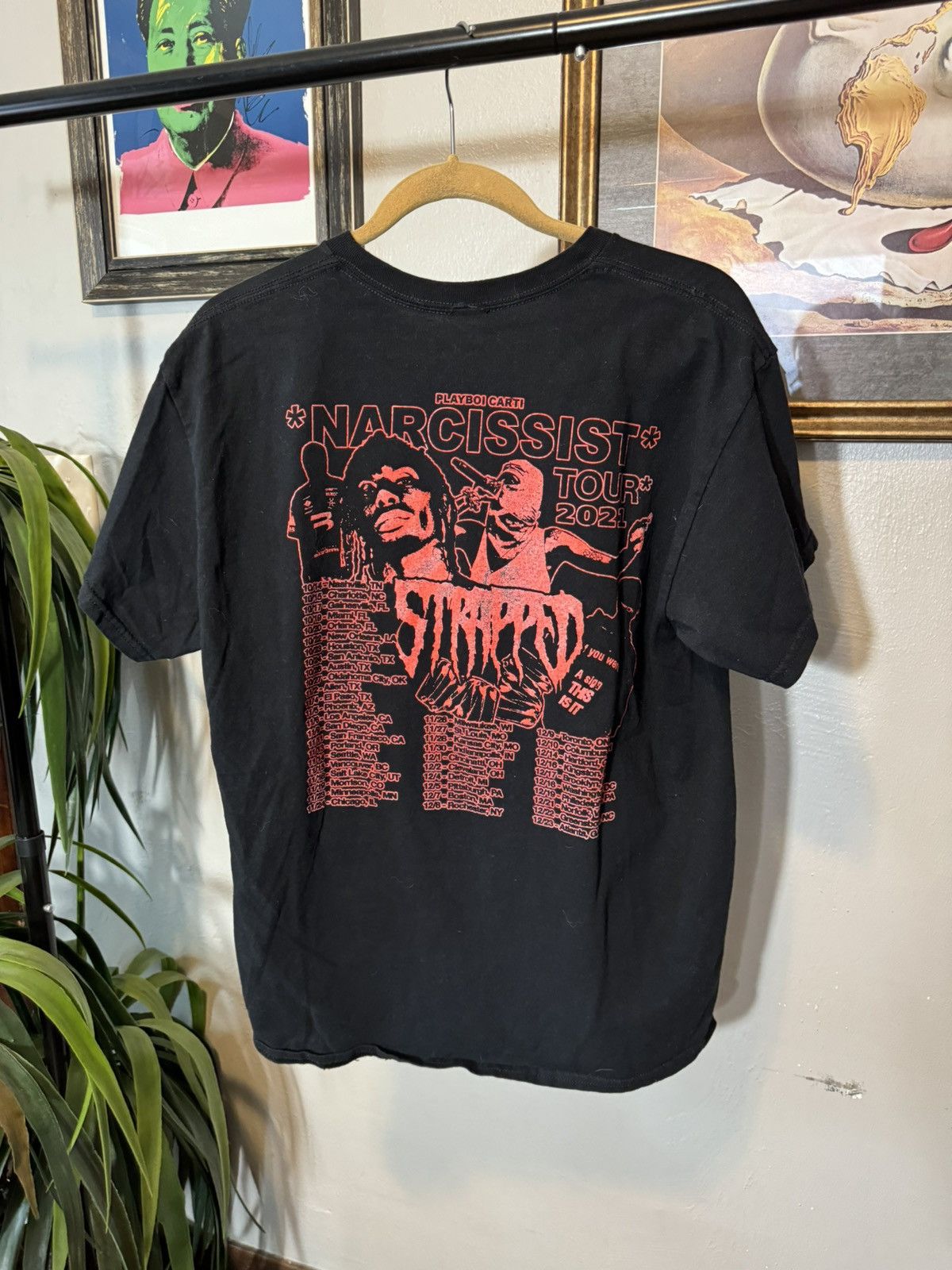 Playboi Carti 2021 Playboi Carti Narcissist Tour T-Shirt Size US L / EU 52-54 / 3 - 2 Thumbnail
